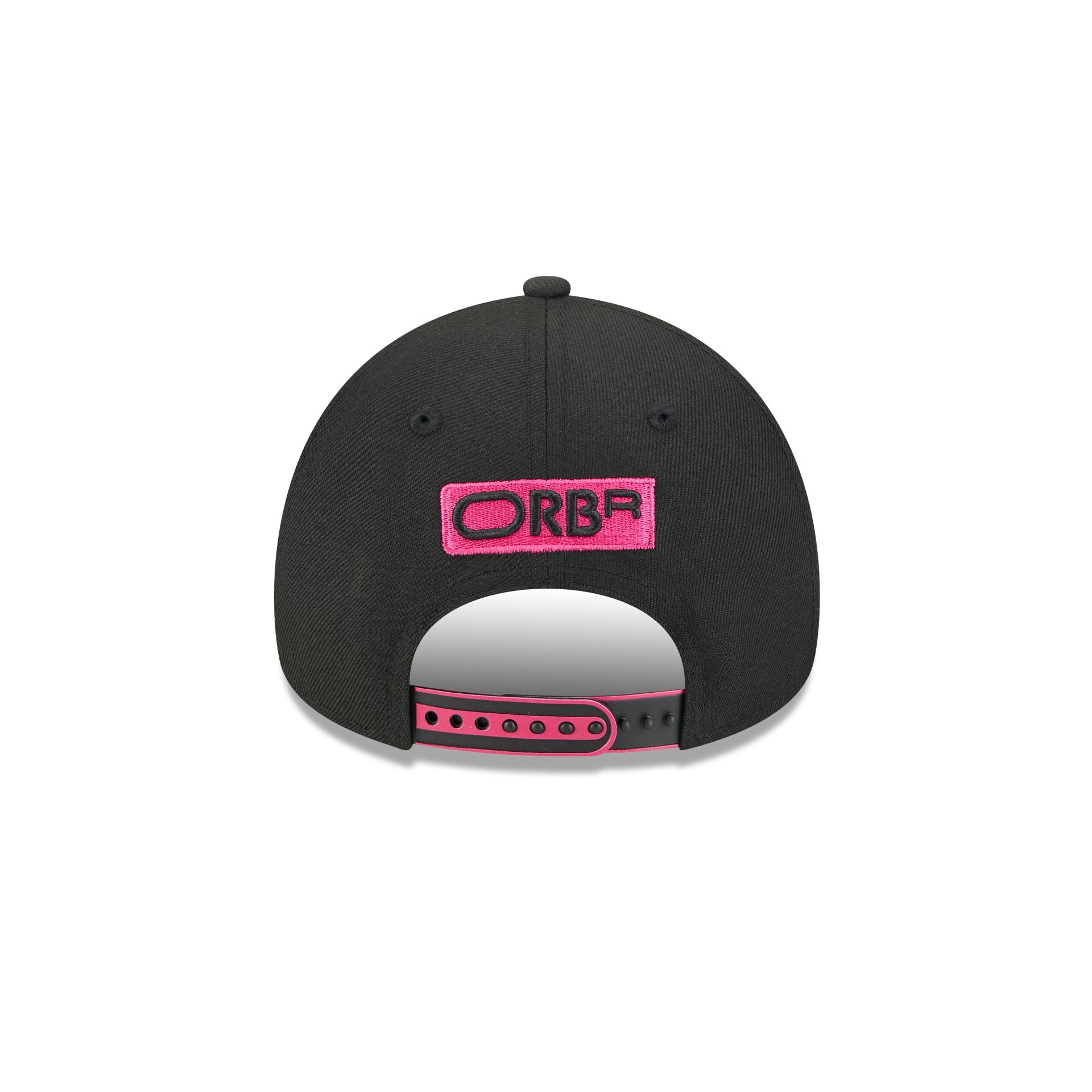 2025 Miami Race Oracle Red Bull Racing Black 9FORTY A-Frame Snapback Hat - Image 6