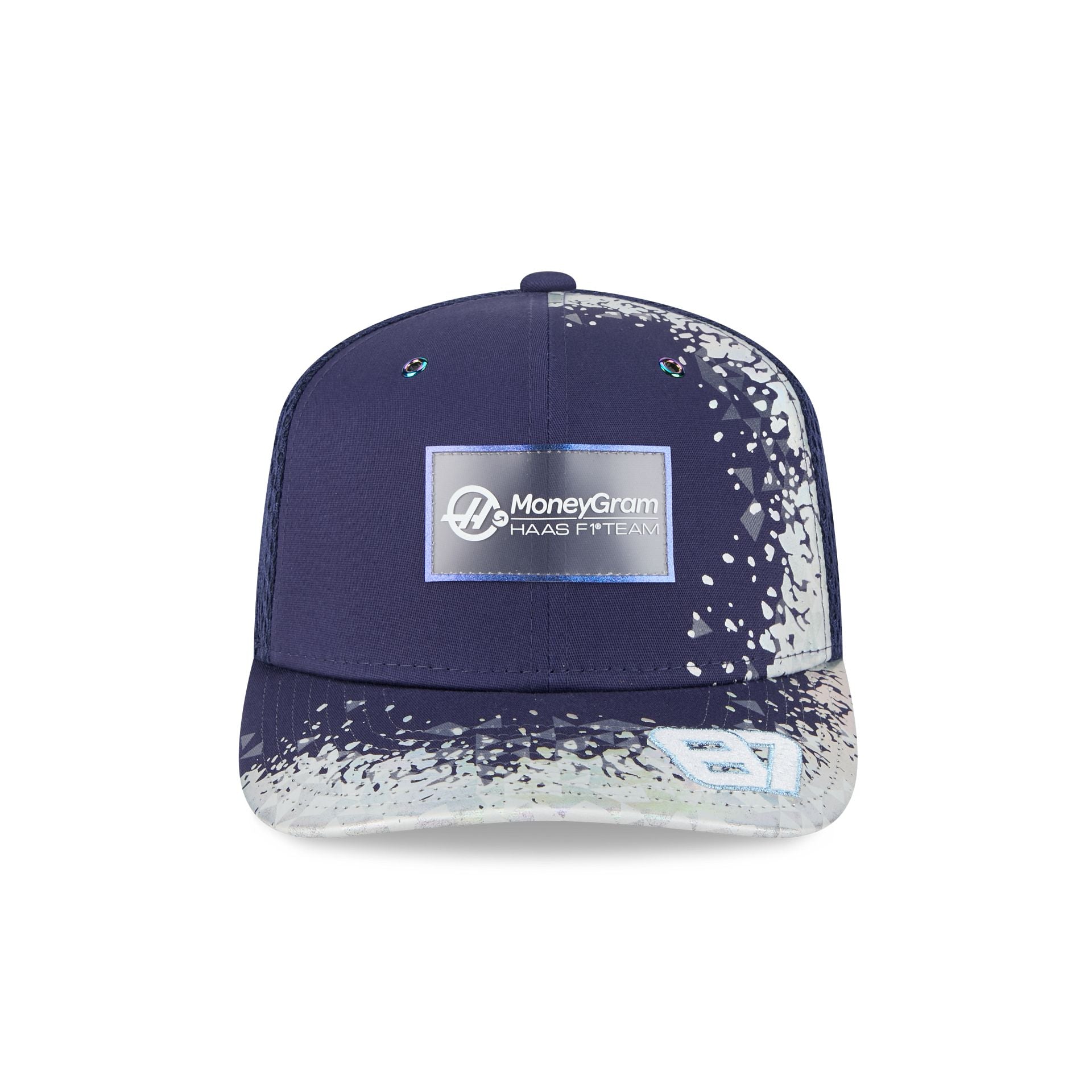 MoneyGram Haas F1 Team 2025 Las Vegas Race Special Oliver Bearman 9SEVENTY Trucker Hat - Image 2