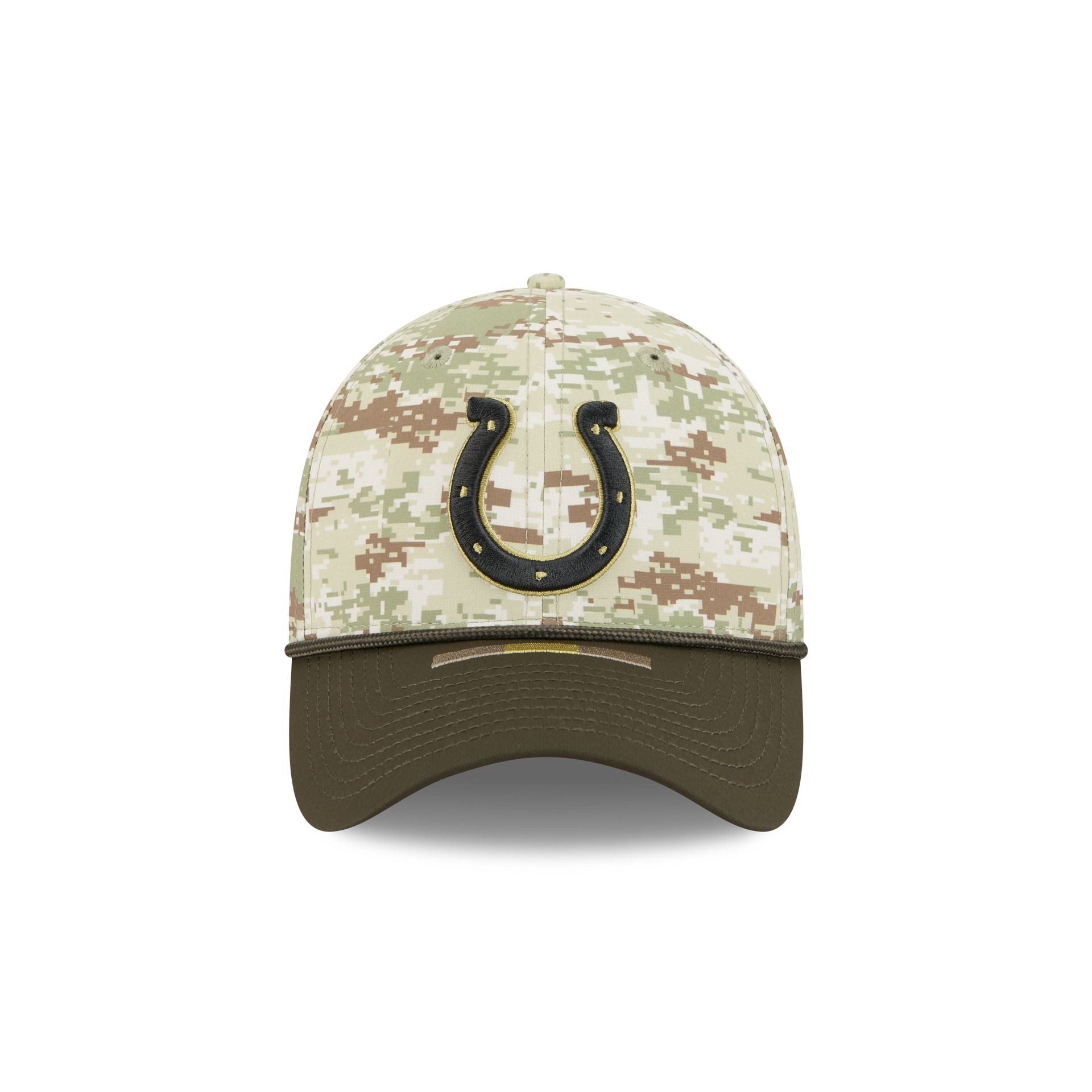 Indianapolis Colts 2025 Salute to Service Digi Camo 39THIRTY Stretch Fit Hat - Image 2