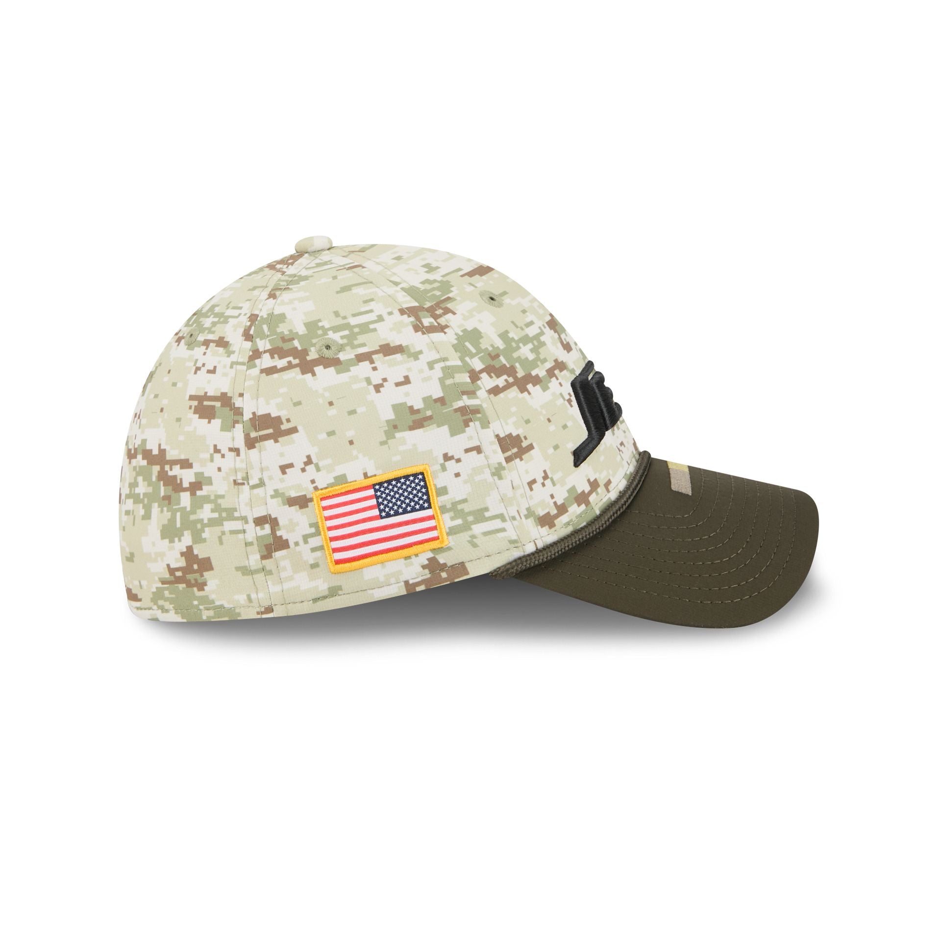 New York Jets 2025 Salute to Service Digi Camo 39THIRTY Stretch Fit Hat - Image 4