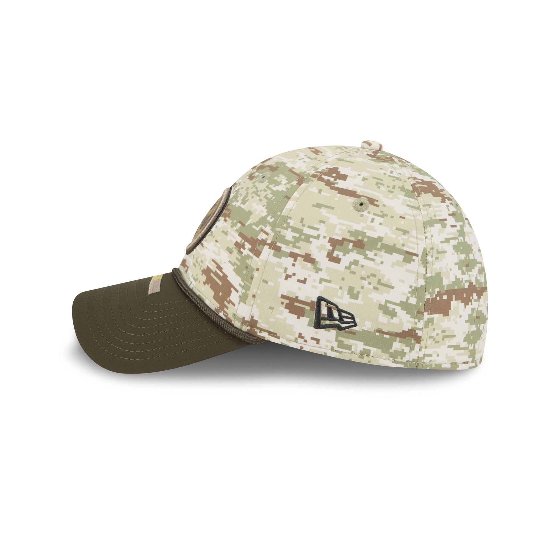 Pittsburgh Steelers 2025 Salute to Service Digi Camo 39THIRTY Stretch Fit Hat - Image 5