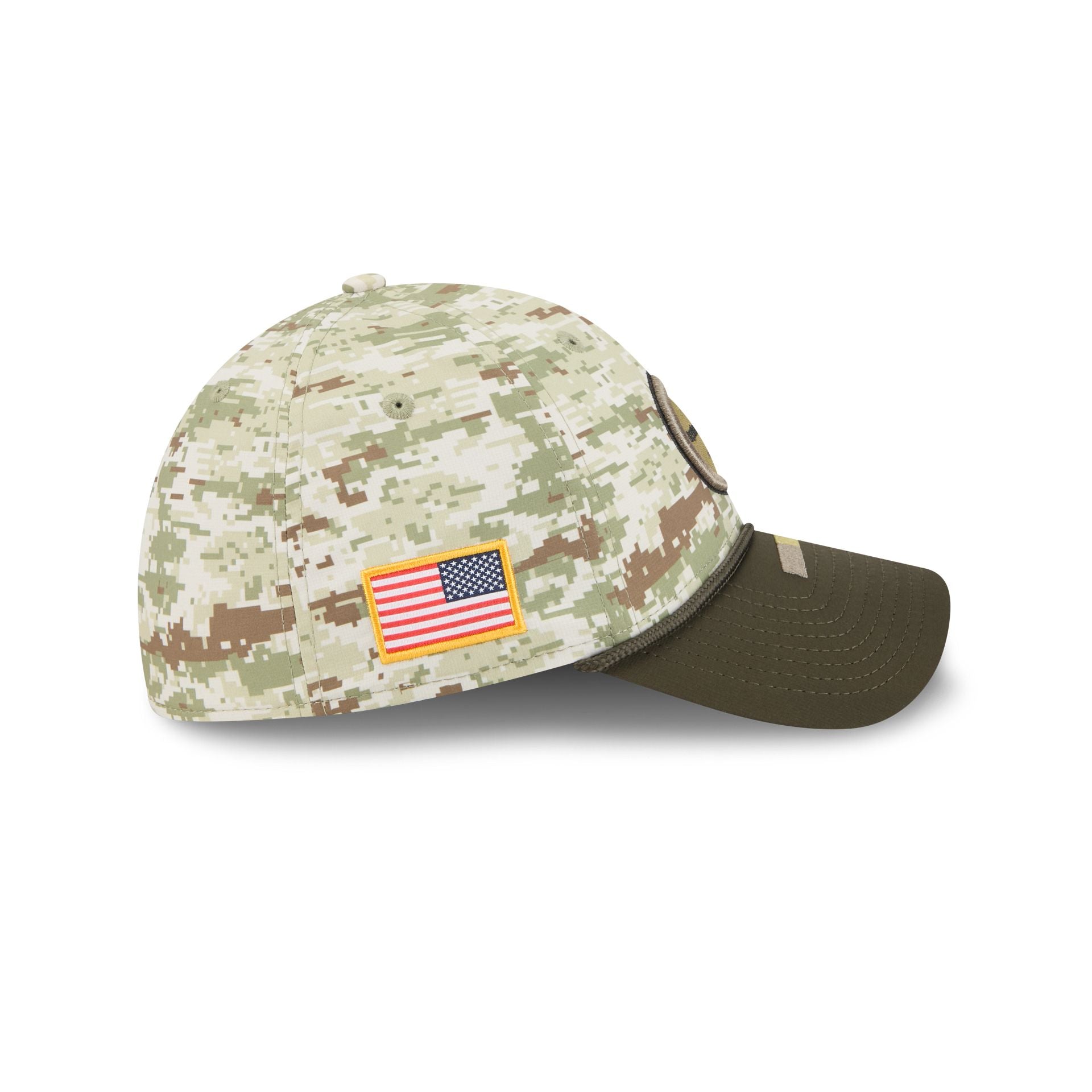 Pittsburgh Steelers 2025 Salute to Service Digi Camo 39THIRTY Stretch Fit Hat - Image 4