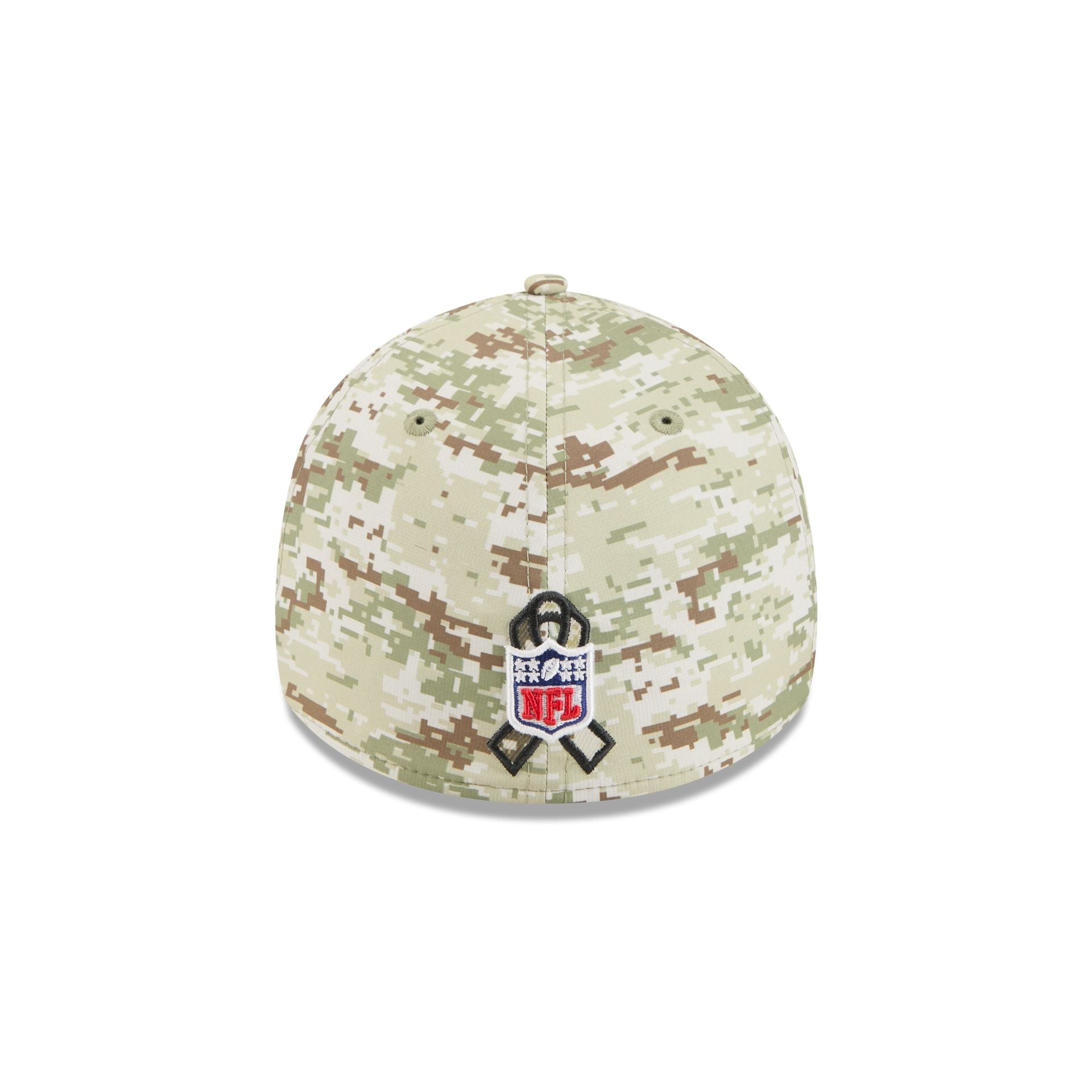 Los Angeles Rams 2025 Salute to Service Digi Camo 39THIRTY Stretch Fit Hat - Image 6