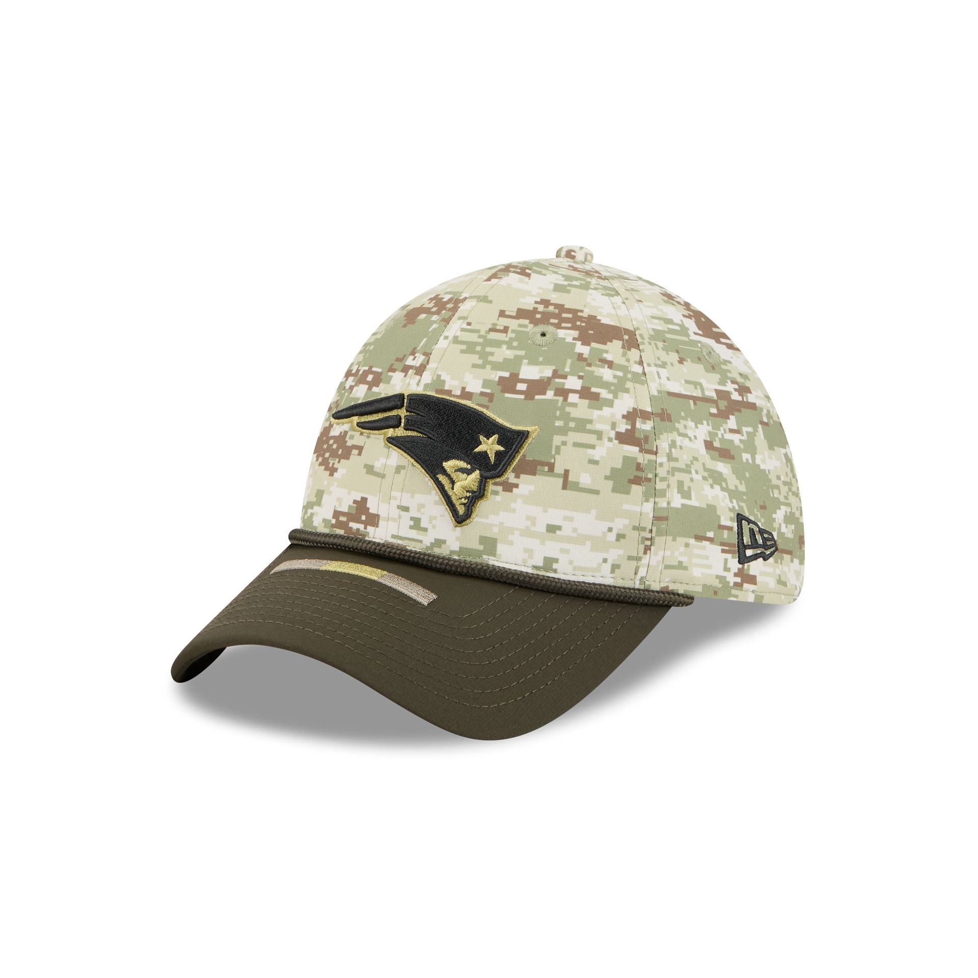 New England Patriots 2025 Salute to Service Digi Camo 39THIRTY Stretch Fit Hat - Image 3