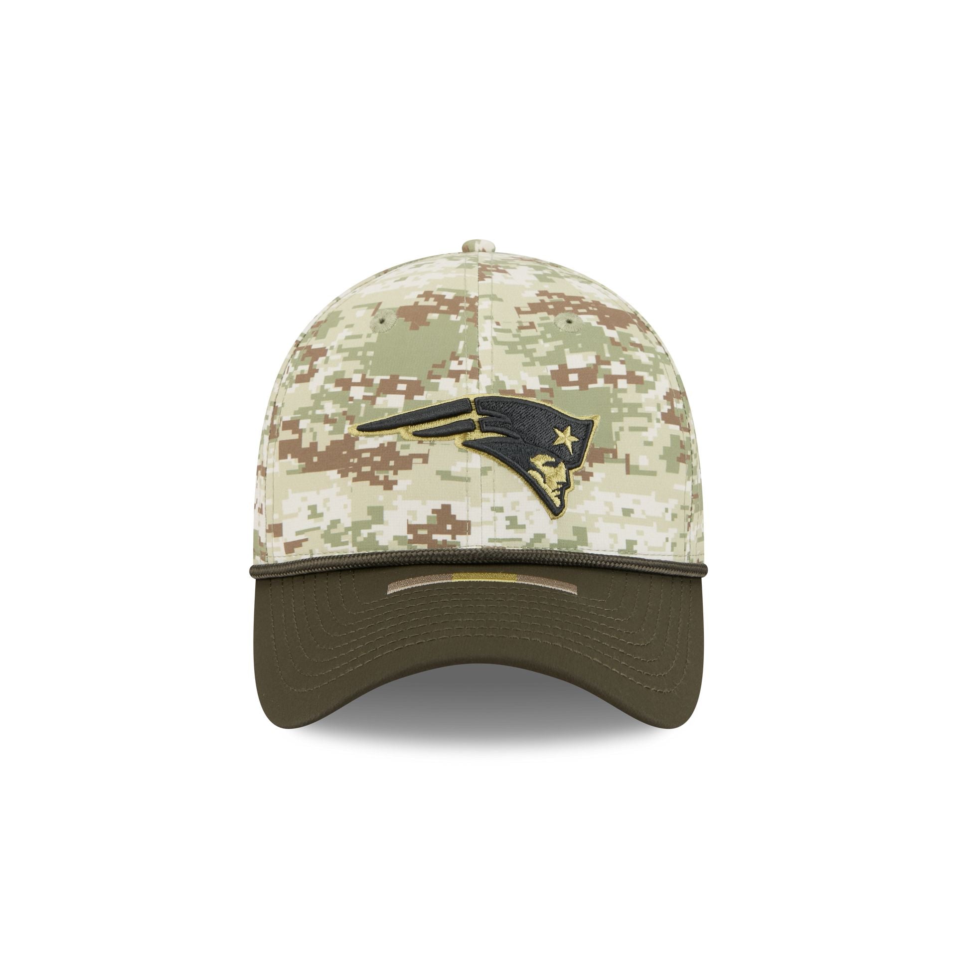 New England Patriots 2025 Salute to Service Digi Camo 39THIRTY Stretch Fit Hat - Image 2