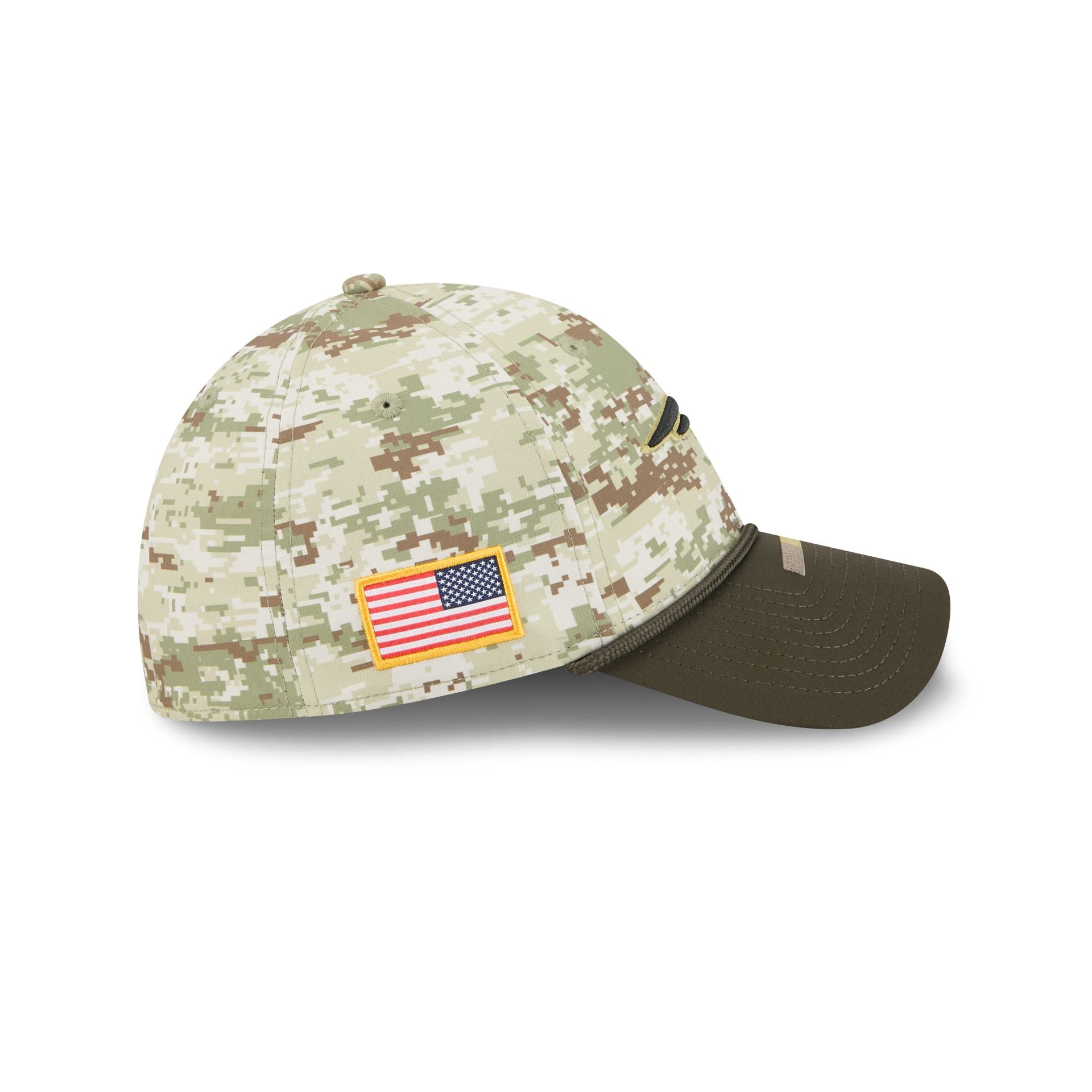 New England Patriots 2025 Salute to Service Digi Camo 39THIRTY Stretch Fit Hat - Image 4