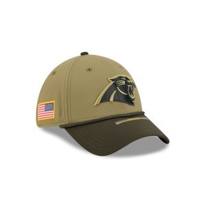 Carolina Panthers 2025 Salute to Service 39THIRTY Stretch Fit Hat