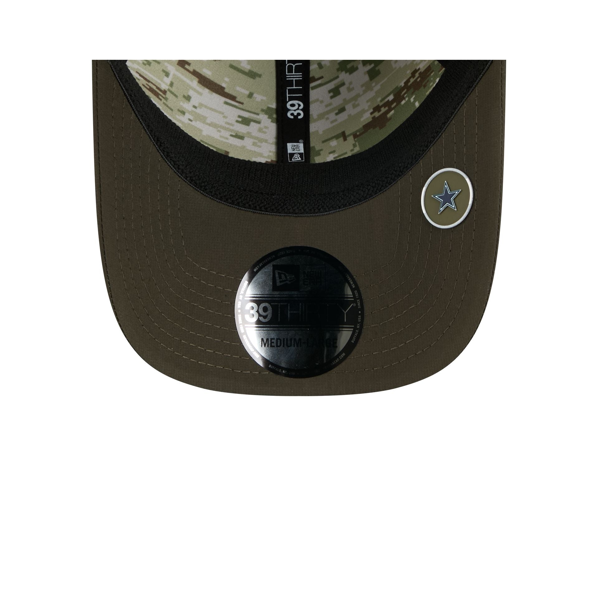 Dallas Cowboys 2025 Salute to Service 39THIRTY Stretch Fit Hat - Image 7