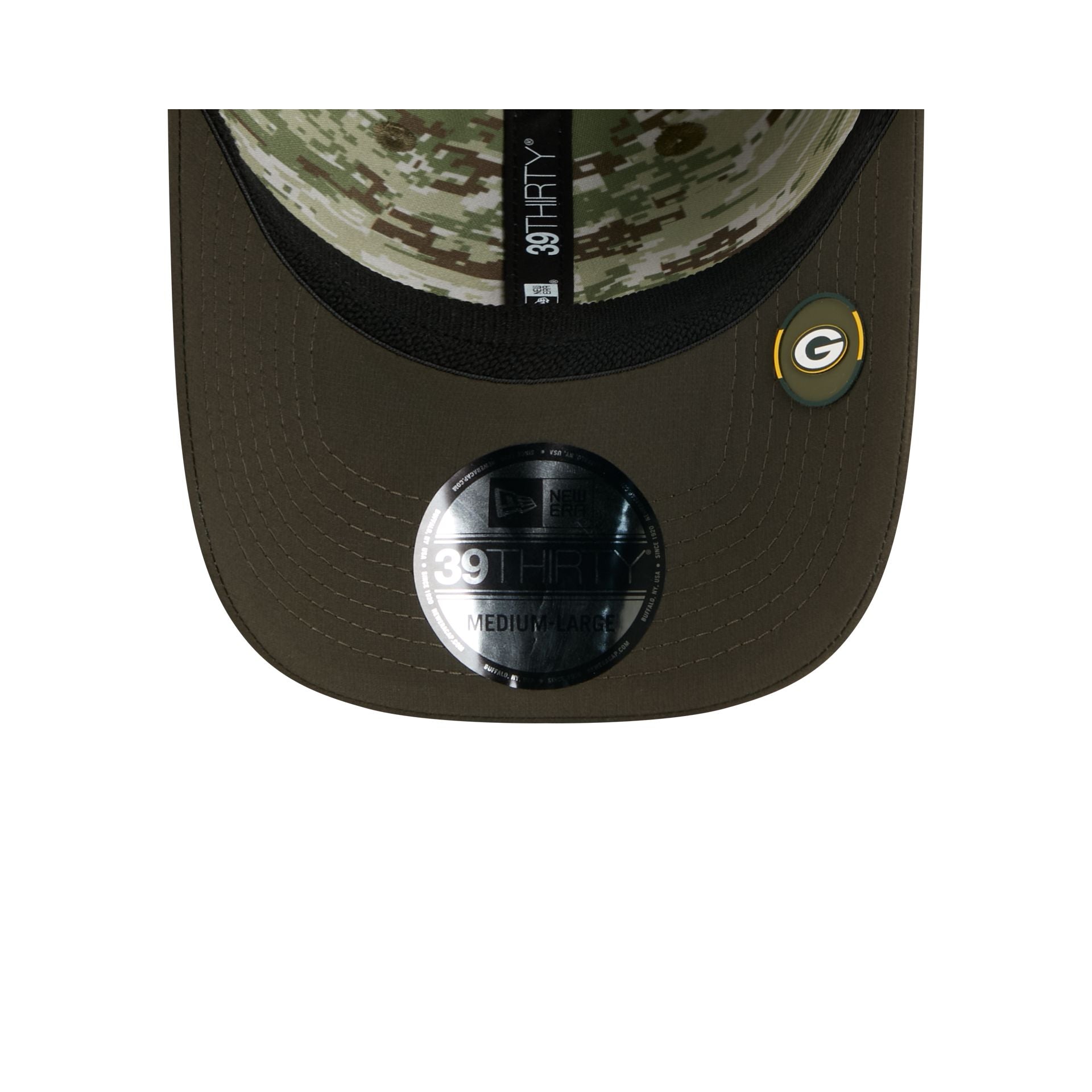 Green Bay Packers 2025 Salute to Service 39THIRTY Stretch Fit Hat - Image 7