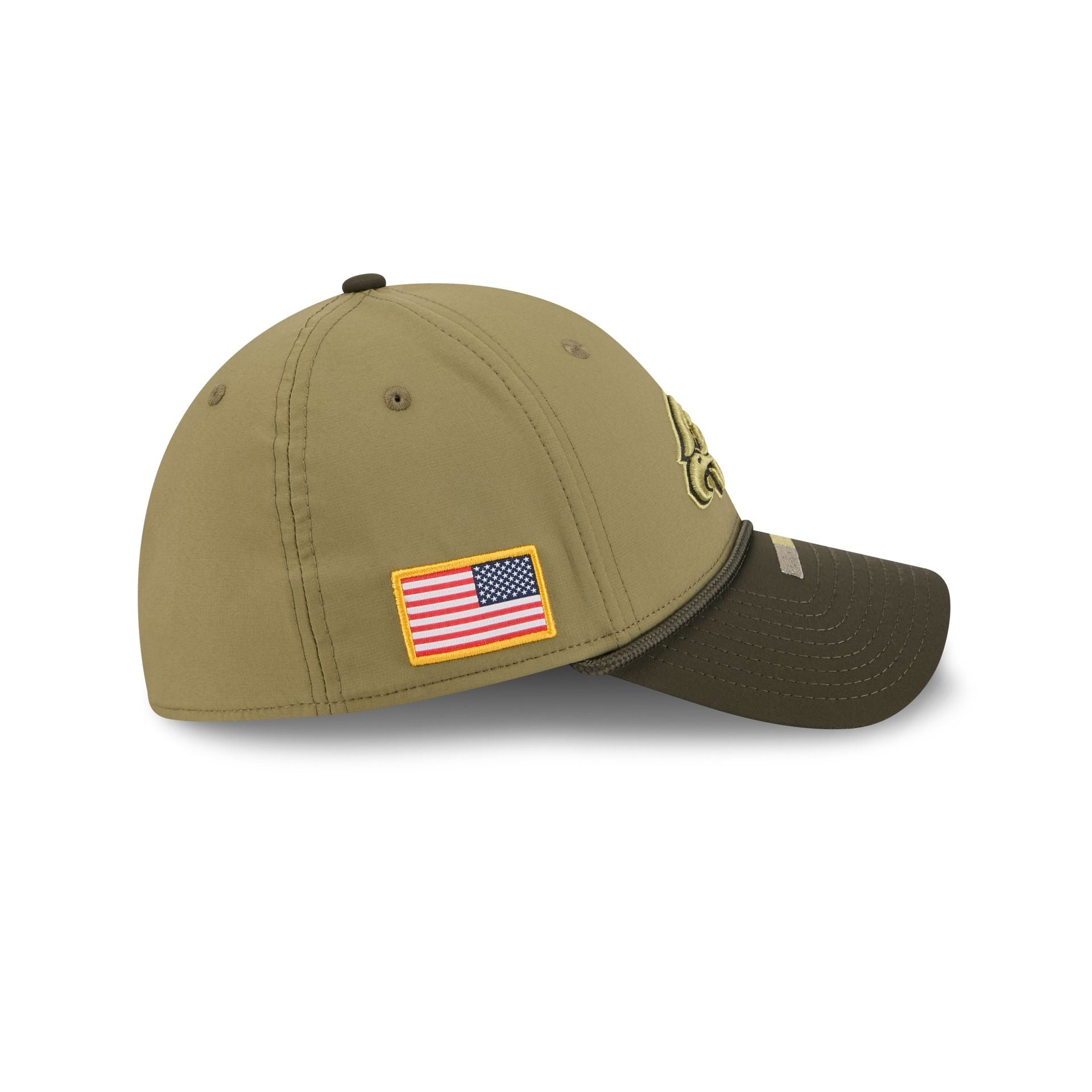 Philadelphia Eagles 2025 Salute to Service 39THIRTY Stretch Fit Hat - Image 4
