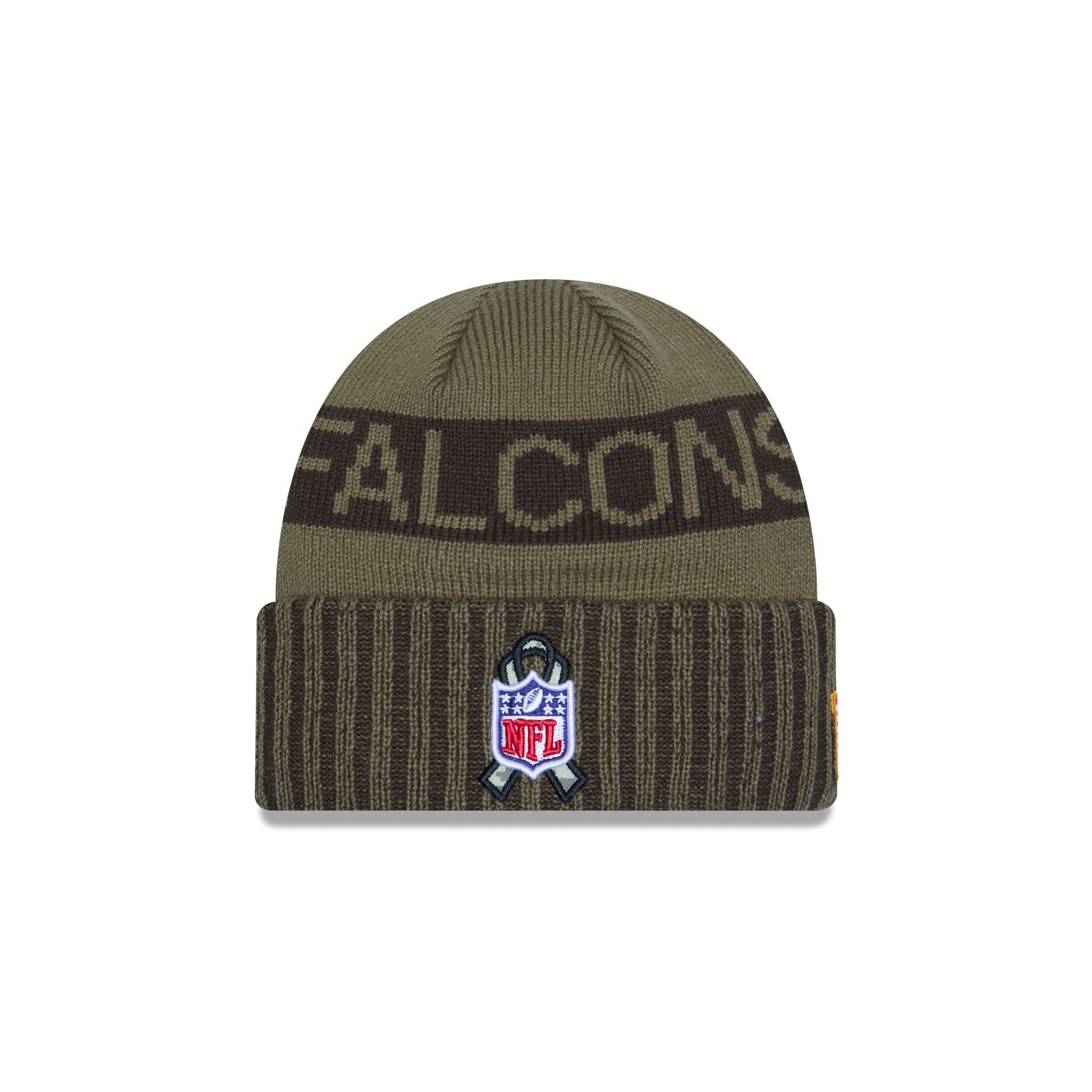 Atlanta Falcons 2025 Salute to Service Cuff Knit Hat - Image 4