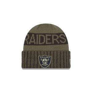 Las Vegas Raiders 2025 Salute to Service Cuff Knit Hat