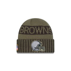 Cleveland Browns 2025 Salute to Service Cuff Knit Hat