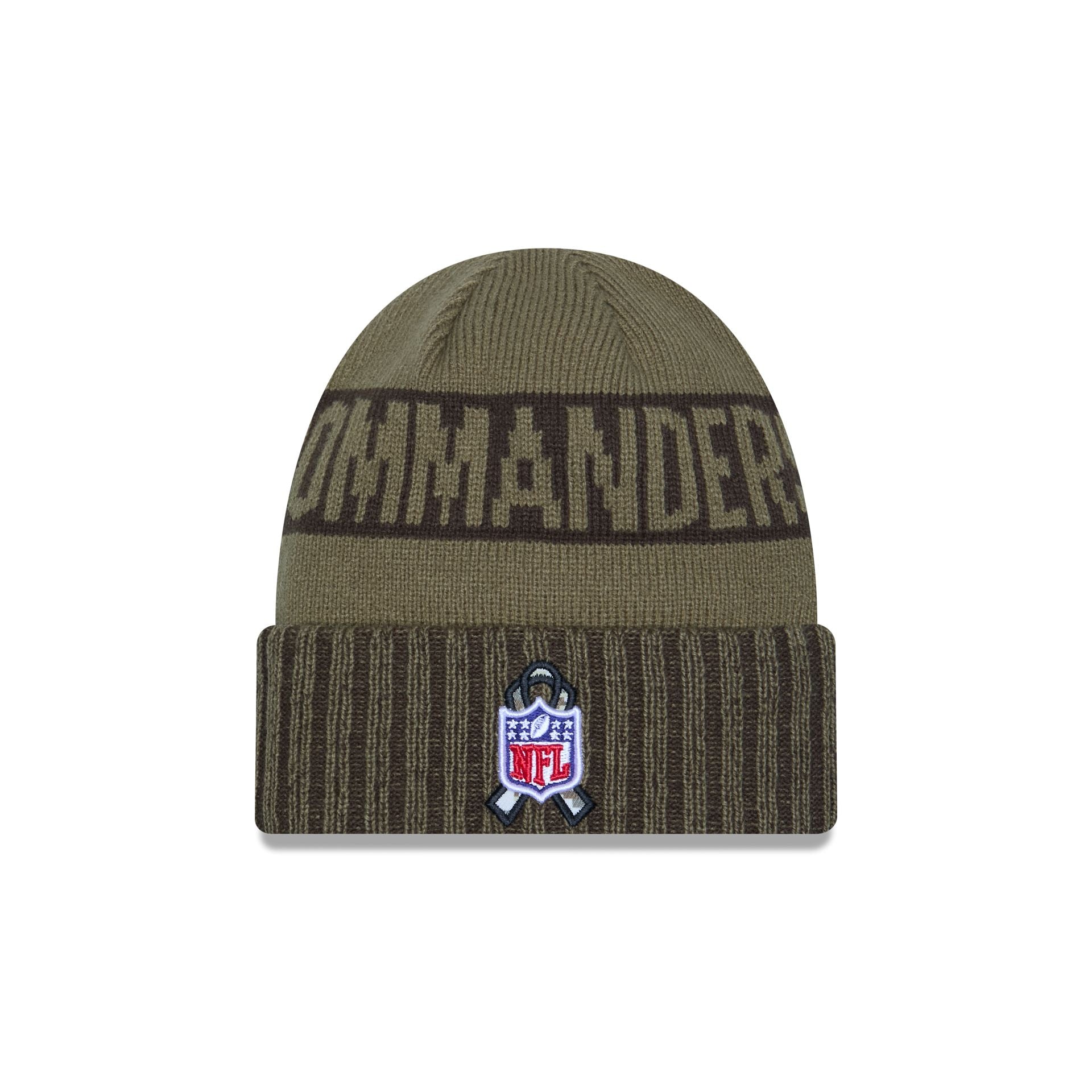 Washington Commanders 2025 Salute to Service Cuff Knit Hat - Image 4