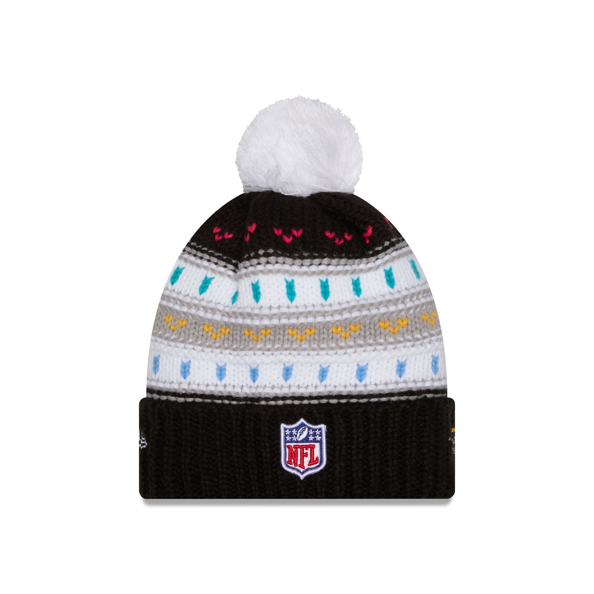 Cleveland Browns 2025 Crucial Catch Women's Pom Knit Hat - Image 4