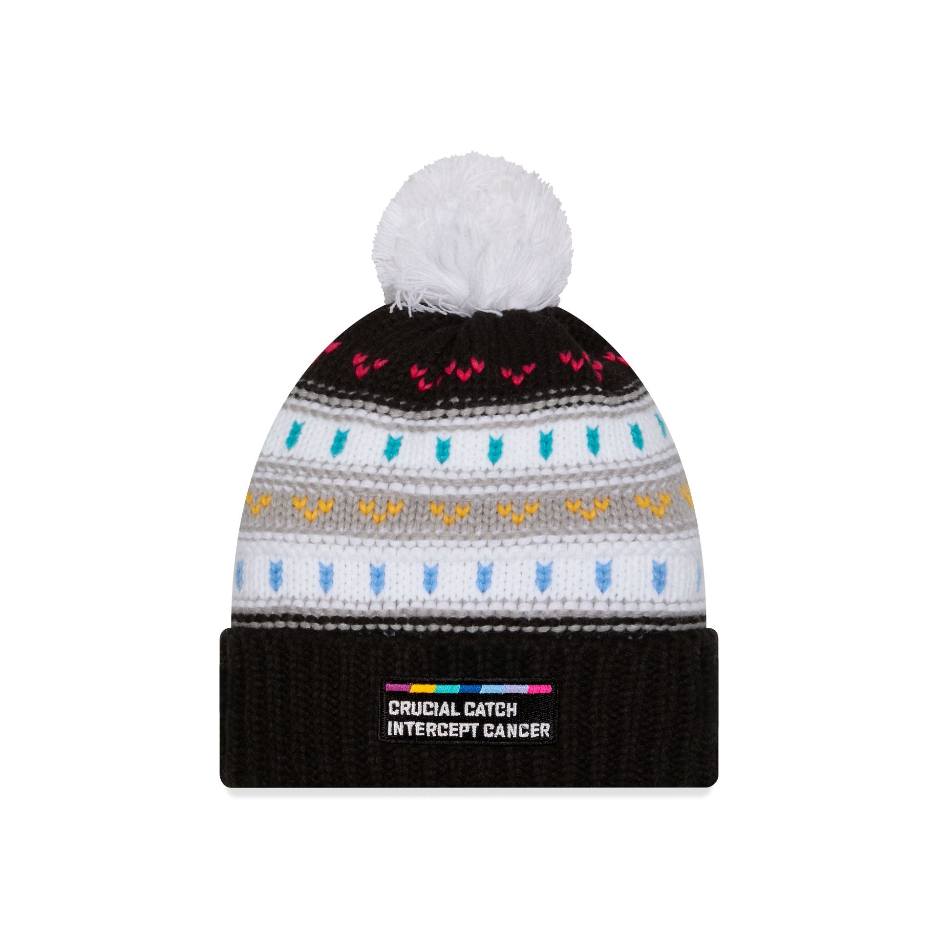 Cleveland Browns 2025 Crucial Catch Women's Pom Knit Hat - Image 2