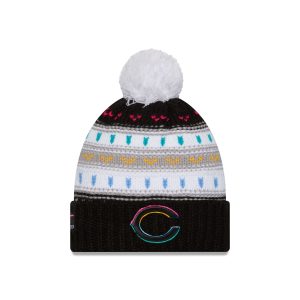 Chicago Bears 2025 Crucial Catch Women's Pom Knit Hat