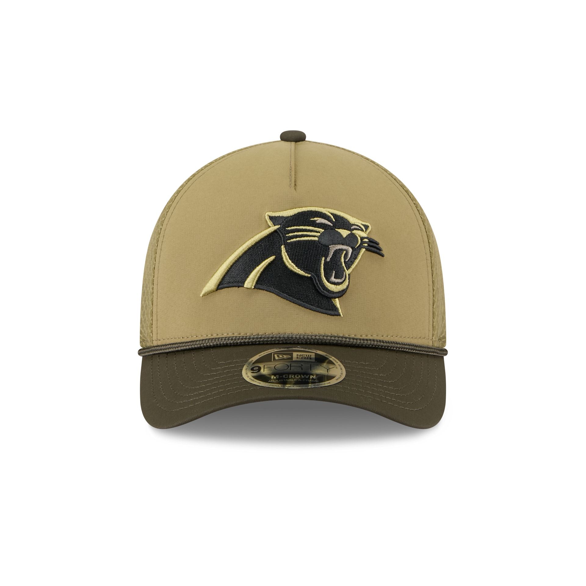 Carolina Panthers 2025 Salute to Service 9FORTY M-Crown A-Frame Trucker Hat - Image 2