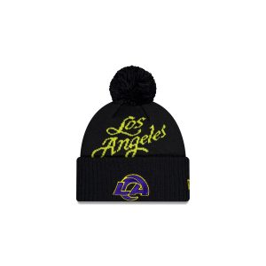 Los Angeles Rams 2025 NFL Rivalries Kids Pom Knit Hat