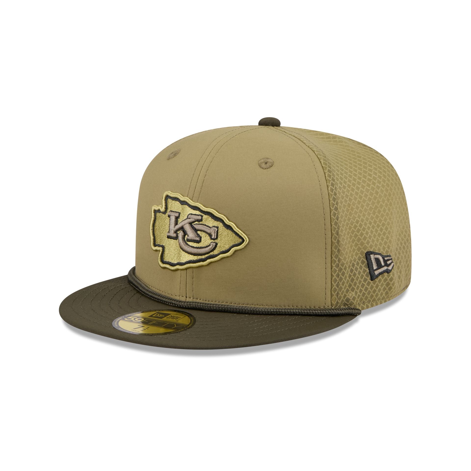 Kansas City Chiefs 2025 Salute to Service 59FIFTY Fitted Hat - Image 3