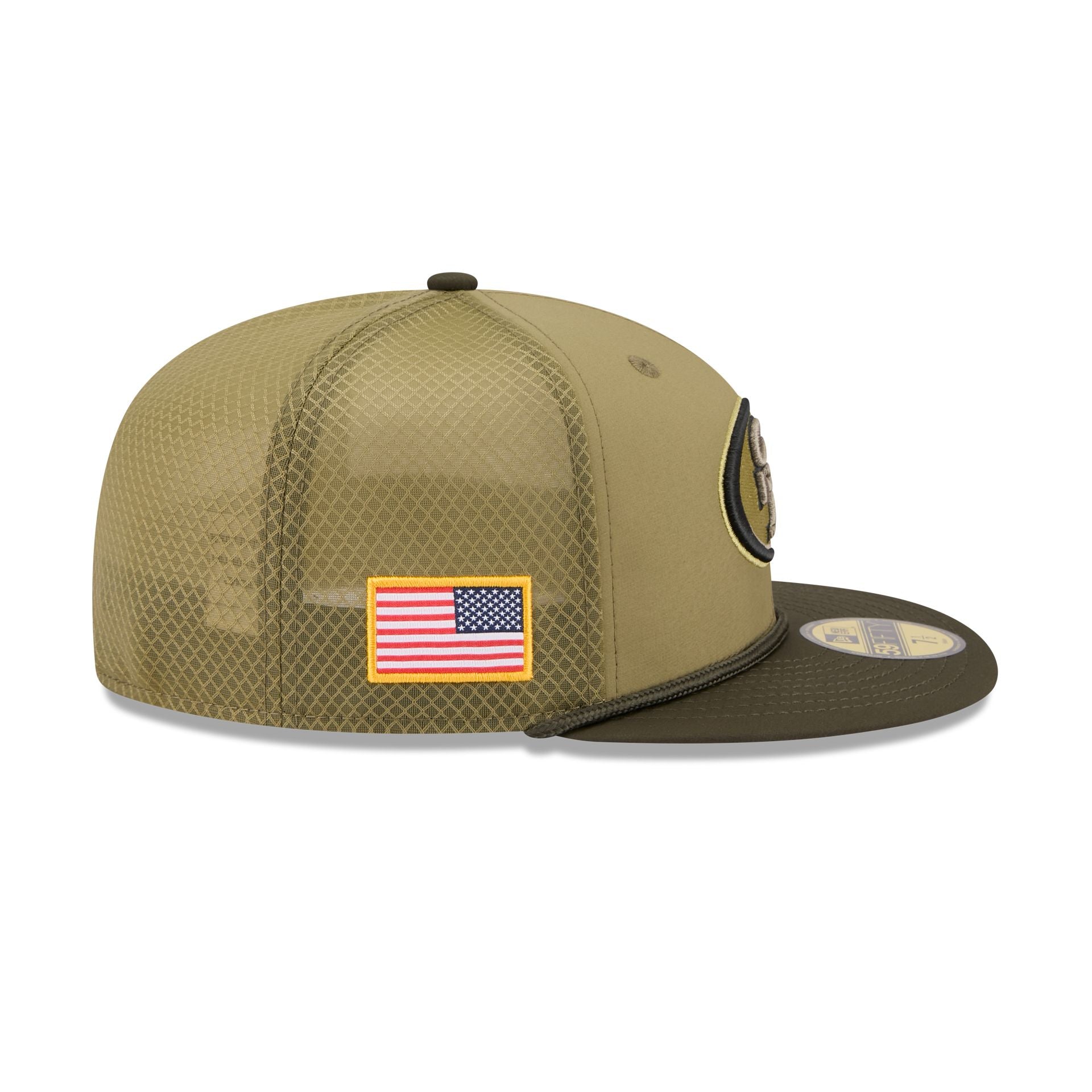 San Francisco 49ers 2025 Salute to Service 59FIFTY Fitted Hat - Image 4