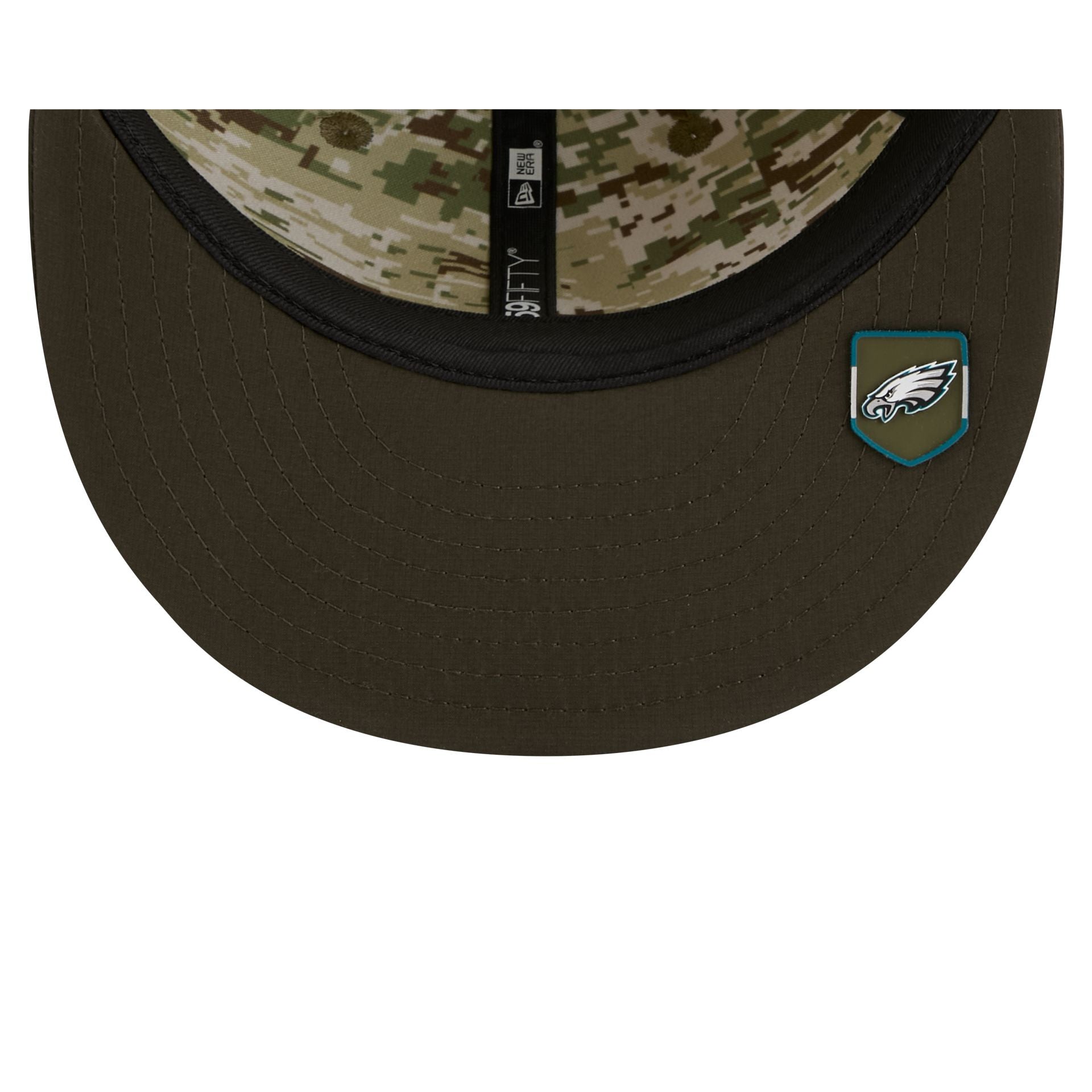 Philadelphia Eagles 2025 Salute to Service 59FIFTY Fitted Hat - Image 7