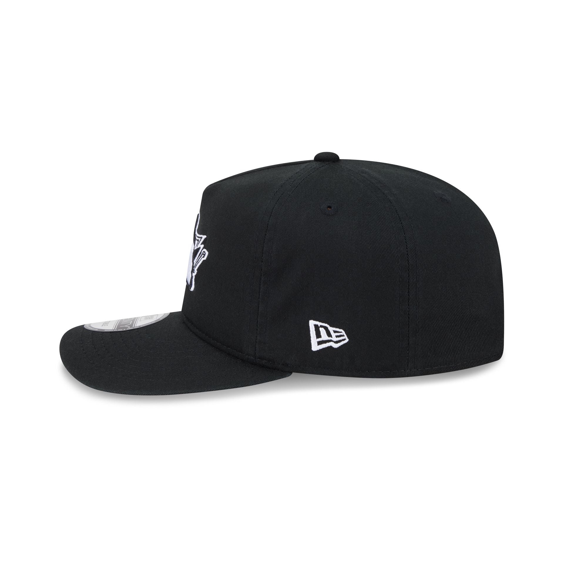 San Jose Sharks Black and White 19TWENTY Snapback Hat - Image 4