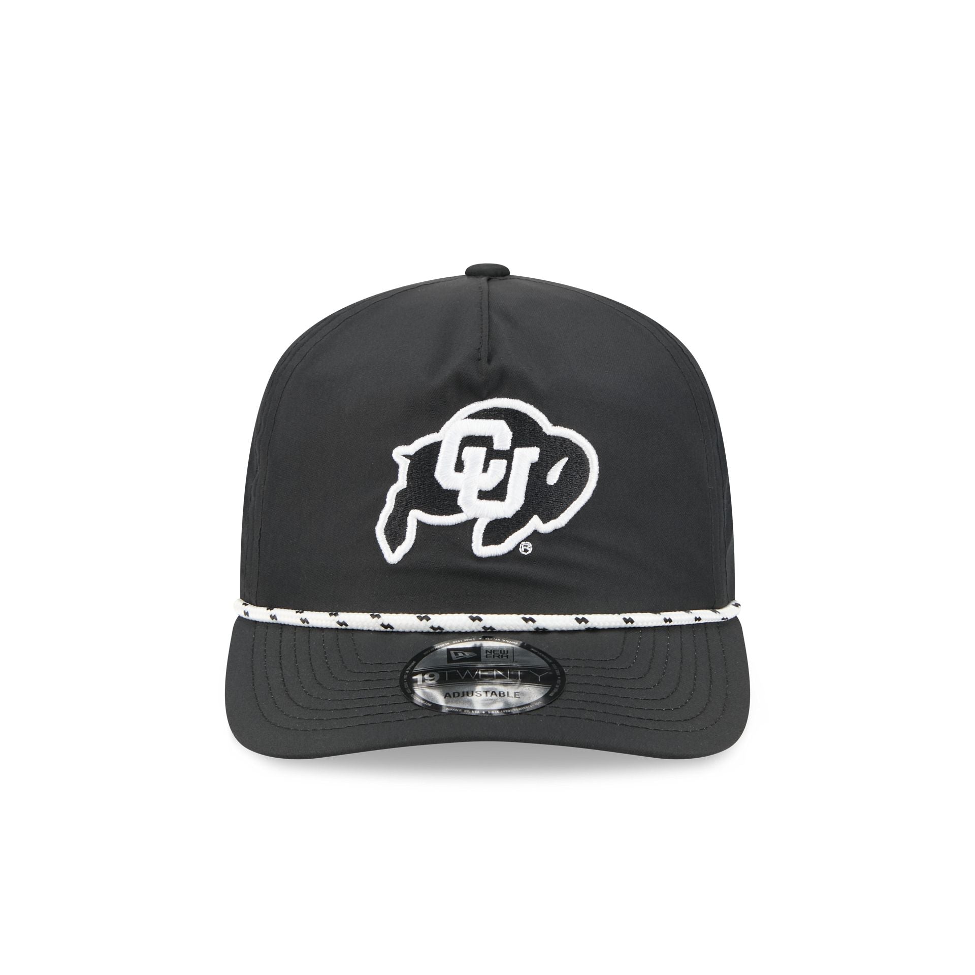 Colorado Buffaloes Black and White Rope 19TWENTY Snapback Hat - Image 2