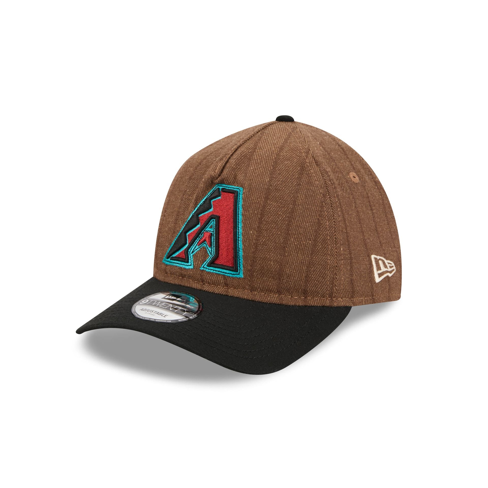Arizona Diamondbacks Three Looms Wool Pinstripe 9TWENTY A-Frame Adjustable Hat - Image 3