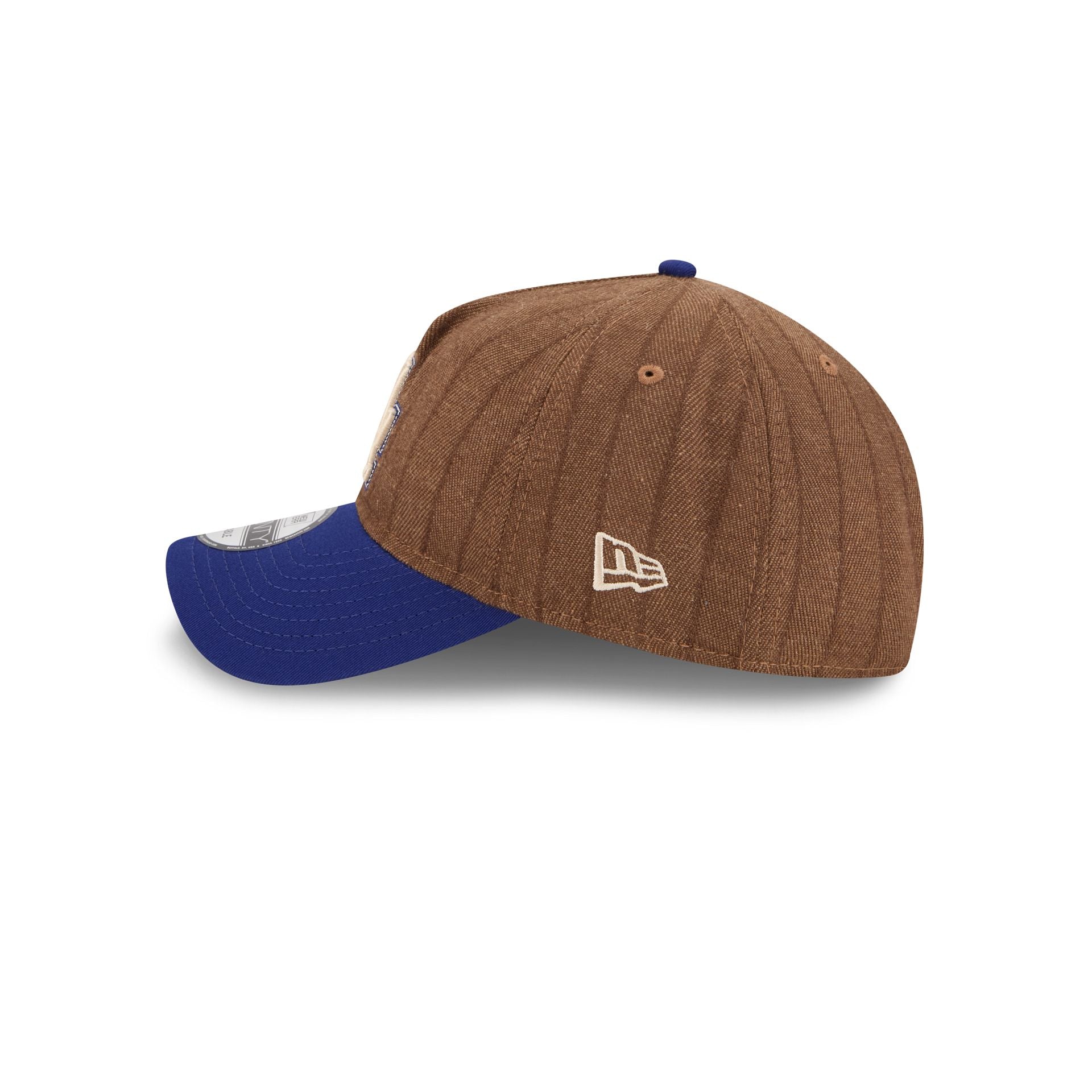 Los Angeles Dodgers Three Looms Wool Pinstripe 9TWENTY A-Frame Adjustable Hat - Image 5