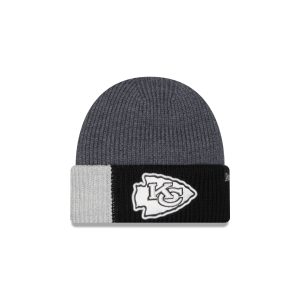 Kansas City Chiefs Merino Wool Color Block Cuff Knit Hat