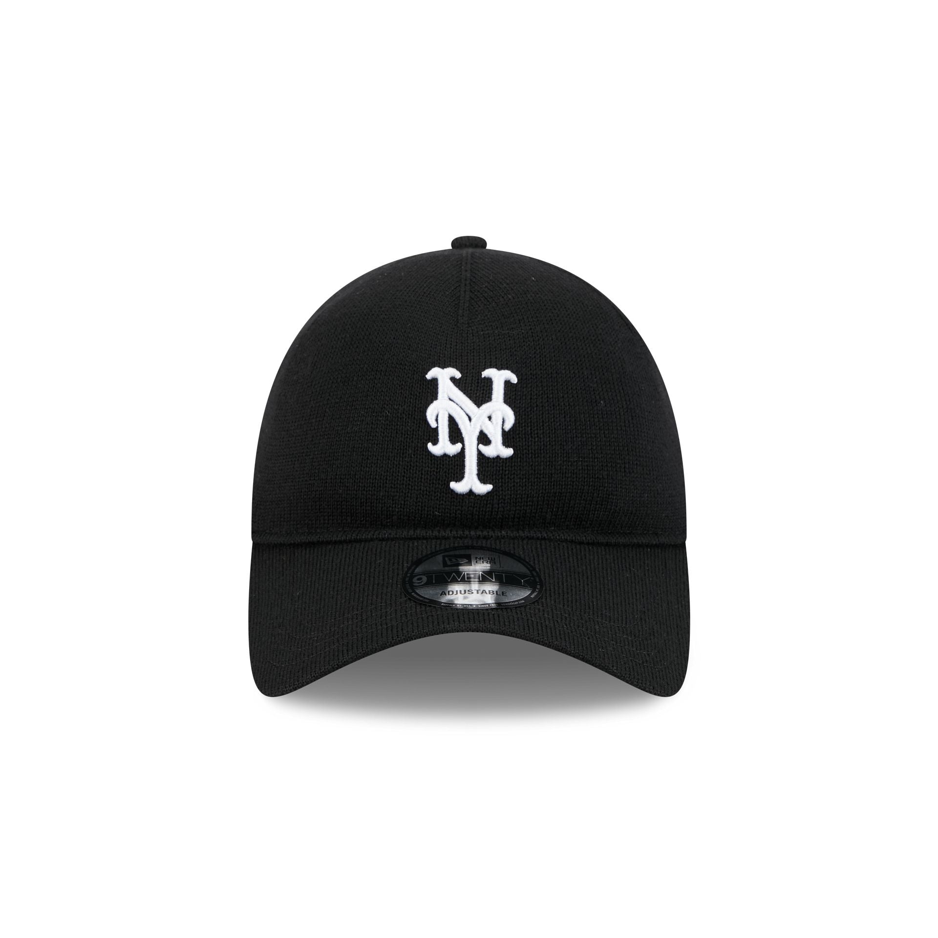 New York Mets Merino Wool Black 9TWENTY Adjustable Hat - Image 2