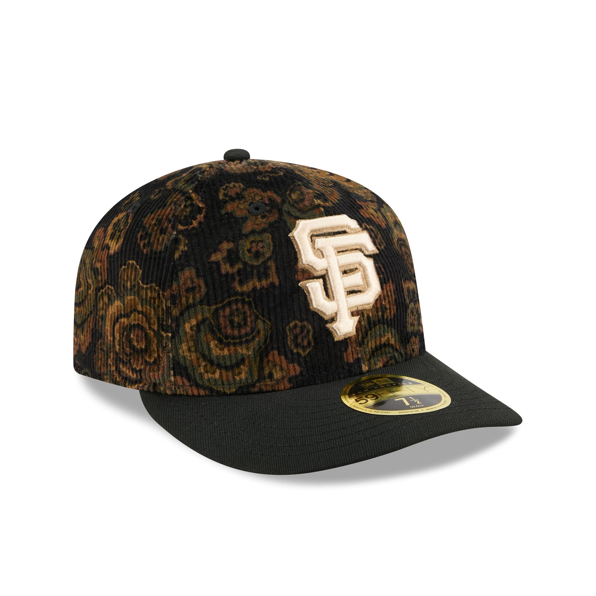 San Francisco Giants Three Looms Floral Cord Low Profile 59FIFTY Fitted Hat - Image 3