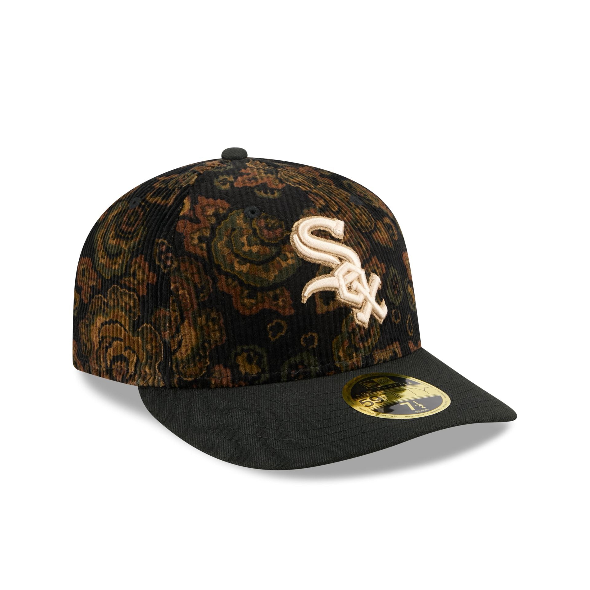 Chicago White Sox Three Looms Floral Cord Low Profile 59FIFTY Fitted Hat - Image 3