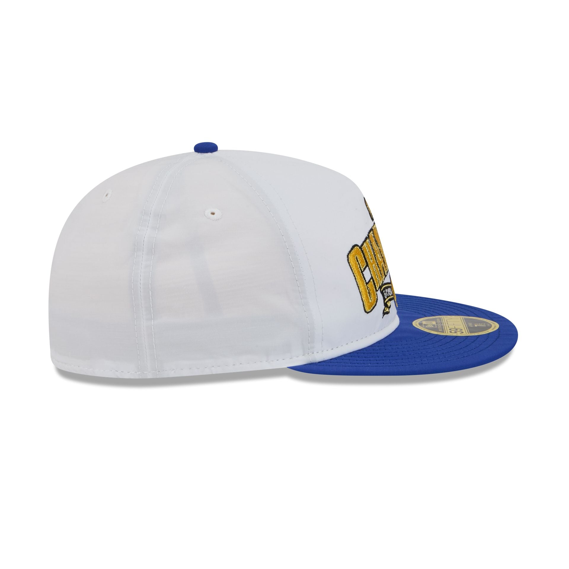 Golden State Warriors Champions White Retro Crown 59FIFTY Fitted Hat - Image 5