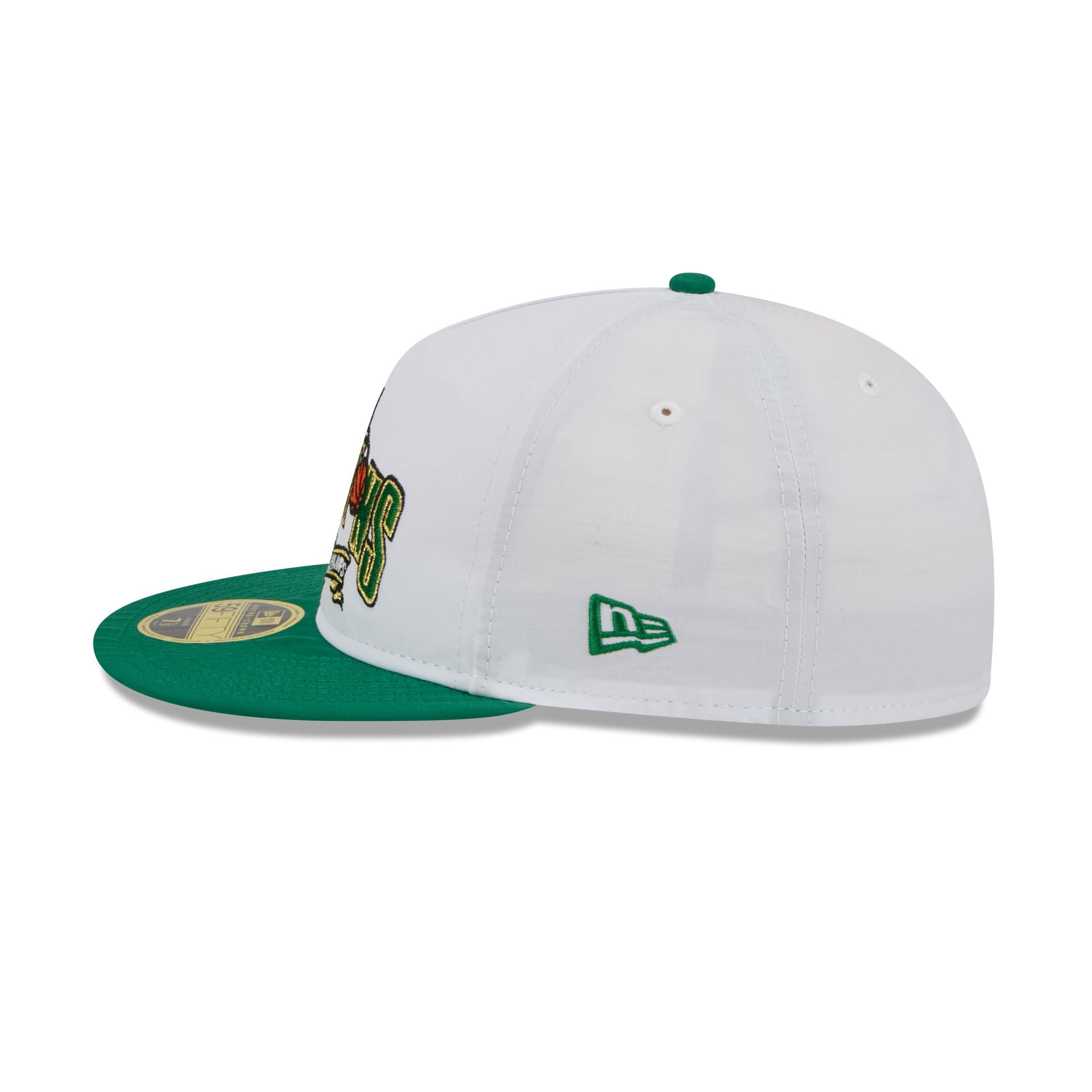 Boston Celtics Champions White Retro Crown 59FIFTY Fitted Hat - Image 4