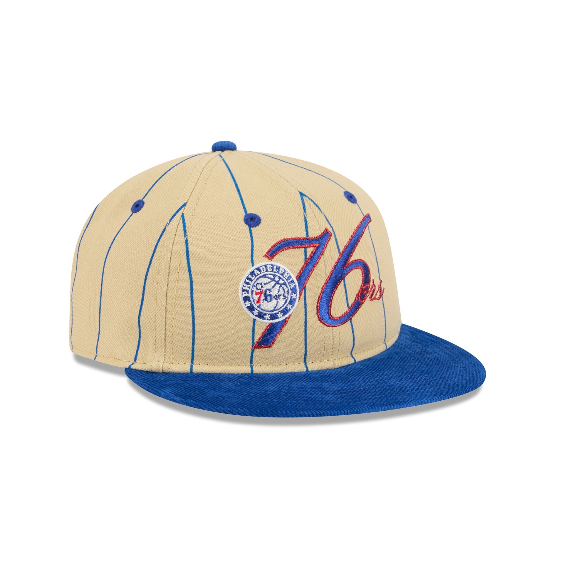 Philadelphia 76ers Pinstripe Script Retro Crown 9FIFTY Adjustable Hat - Image 3