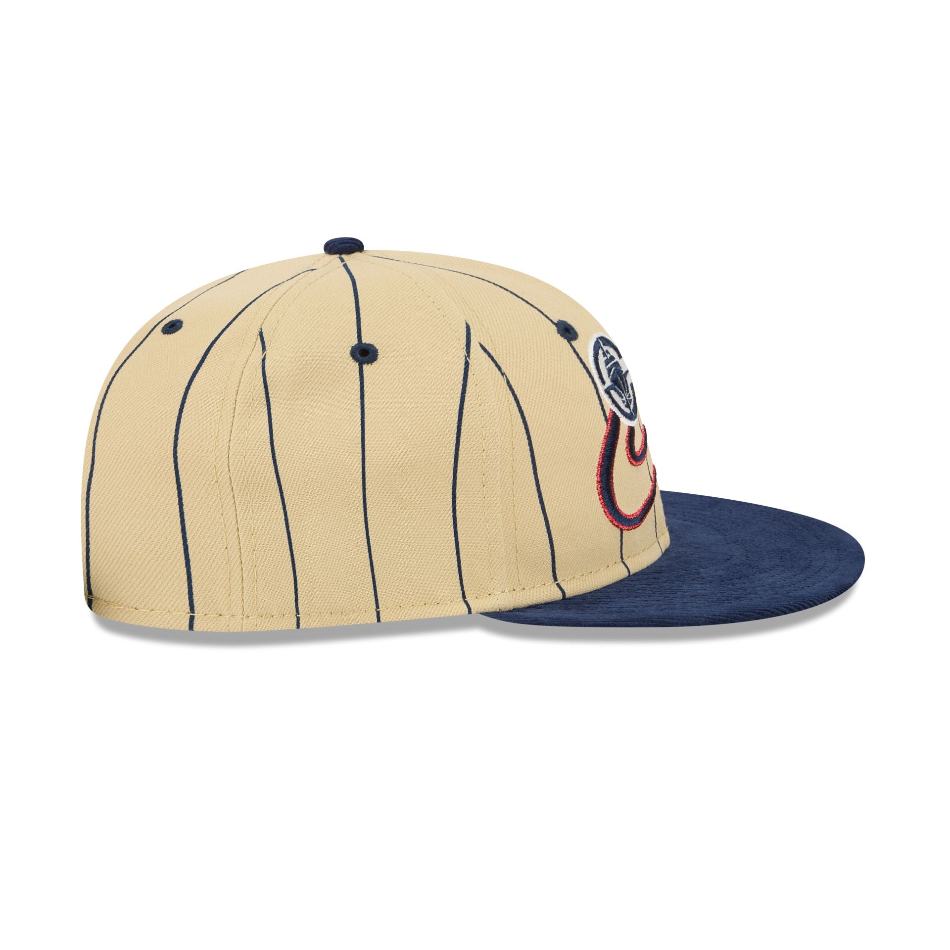 Los Angeles Clippers Pinstripe Script Retro Crown 9FIFTY Adjustable Hat - Image 5