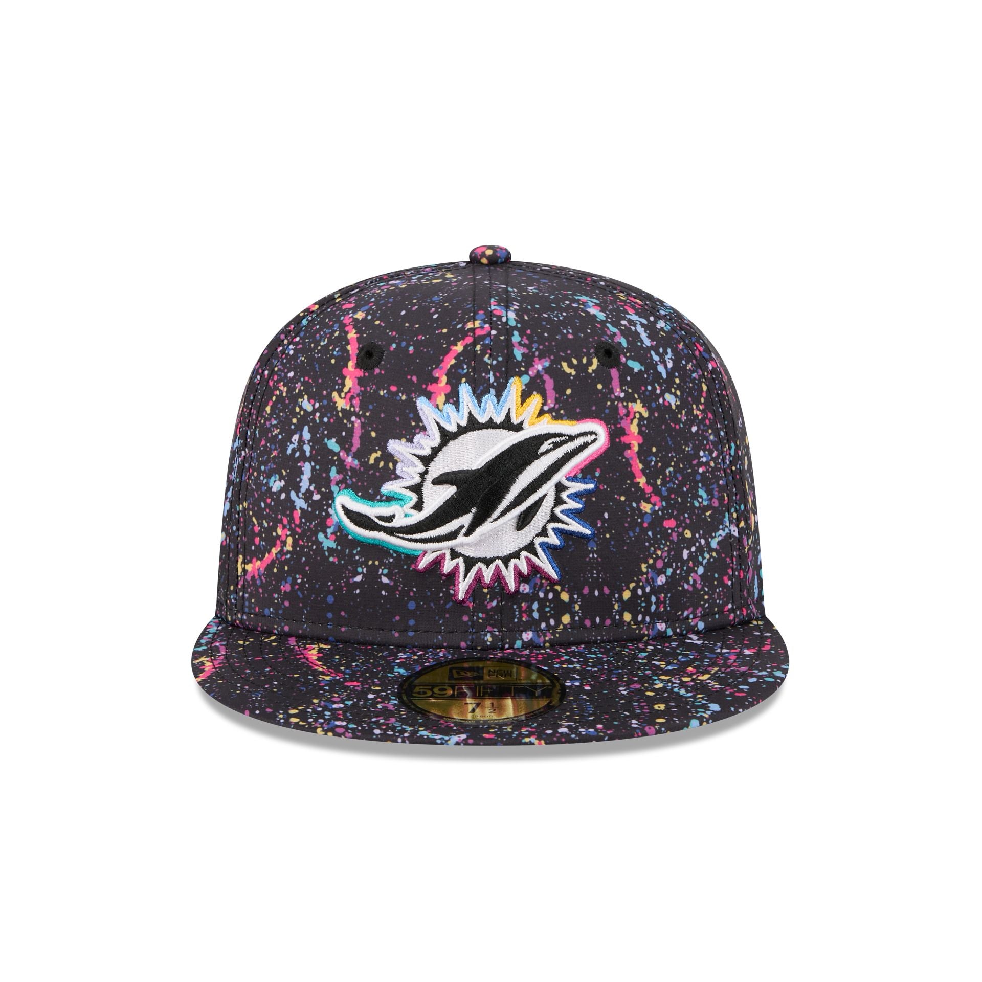 Miami Dolphins 2025 Crucial Catch 59FIFTY Fitted Hat - Image 2