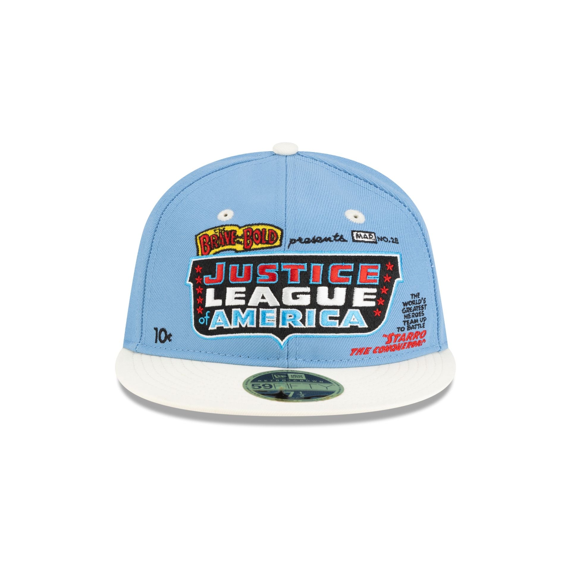 Justice League of America Retro Crown 59FIFTY Fitted Hat - Image 2