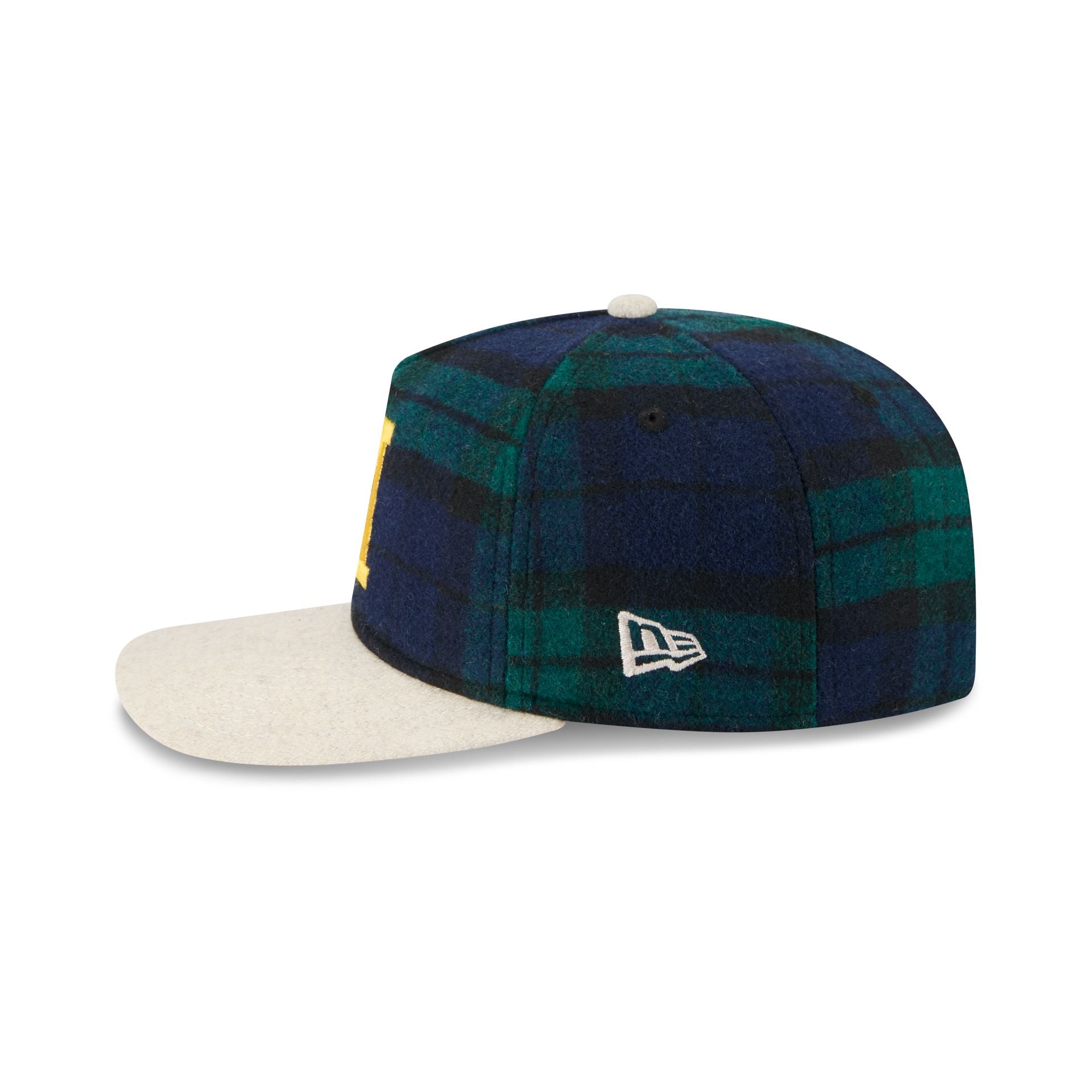 Milwaukee Brewers Plaid Letterman 19TWENTY Adjustable Hat - Image 5