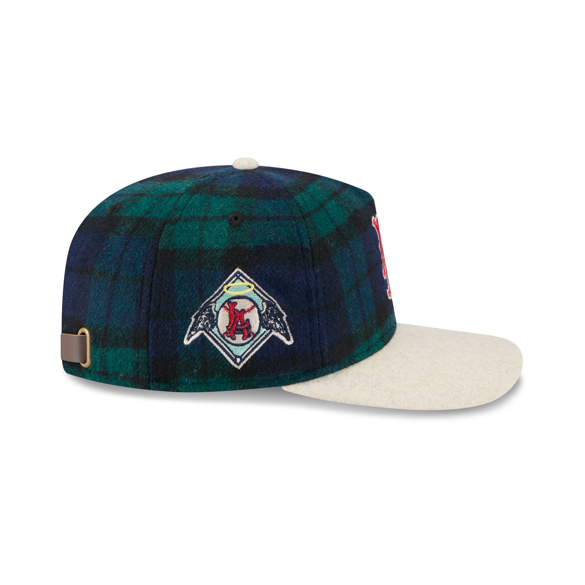 Los Angeles Angels Plaid Letterman 19TWENTY Adjustable Hat - Image 4