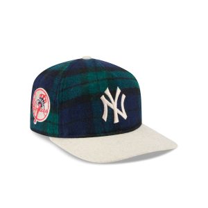 New York Yankees Plaid Letterman 19TWENTY Adjustable Hat