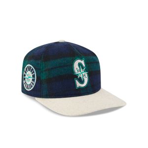 Seattle Mariners Plaid Letterman 19TWENTY Adjustable Hat