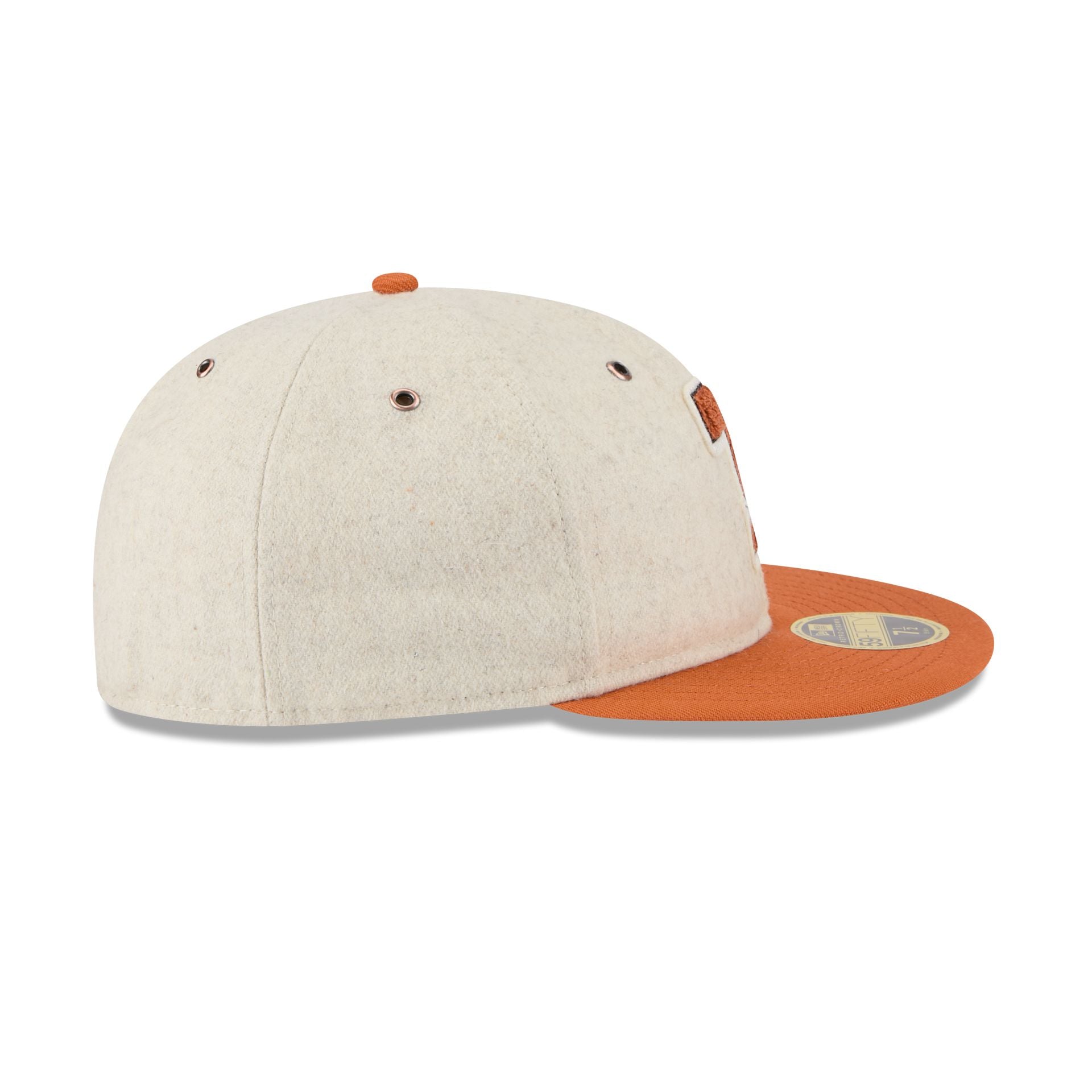 Texas Longhorns College Vault Wool Letterman Retro Crown 59FIFTY Fitted Hat - Image 5