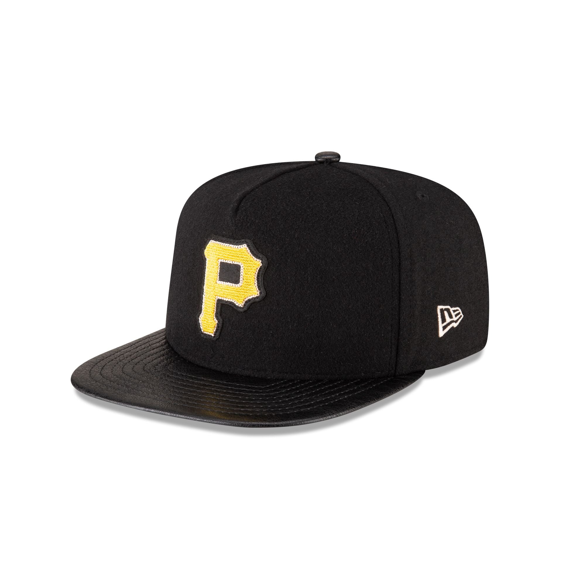 Pittsburgh Pirates Wool Letterman 9FIFTY A-Frame Snapback Hat - Image 3