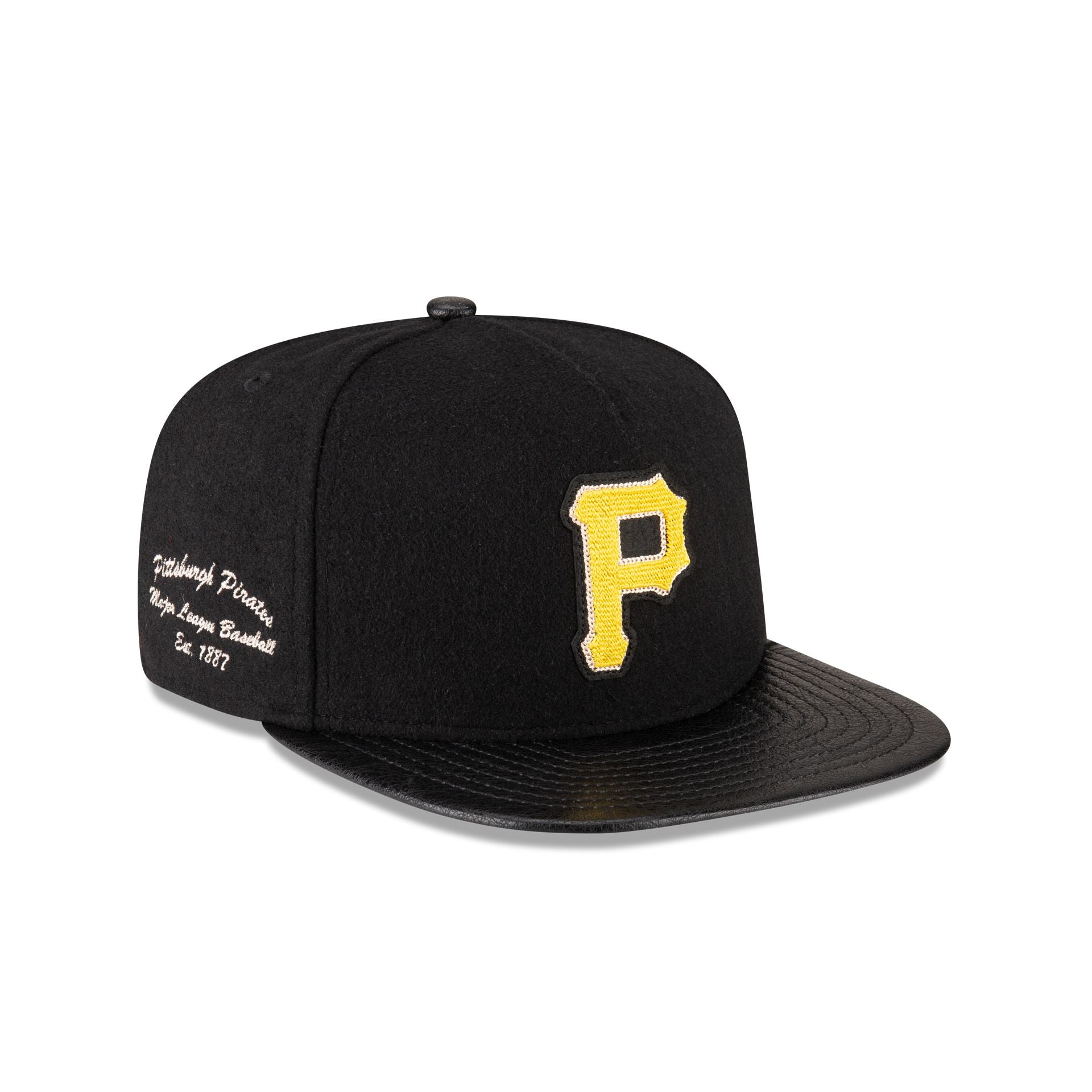 Pittsburgh Pirates Wool Letterman 9FIFTY A-Frame Snapback Hat
