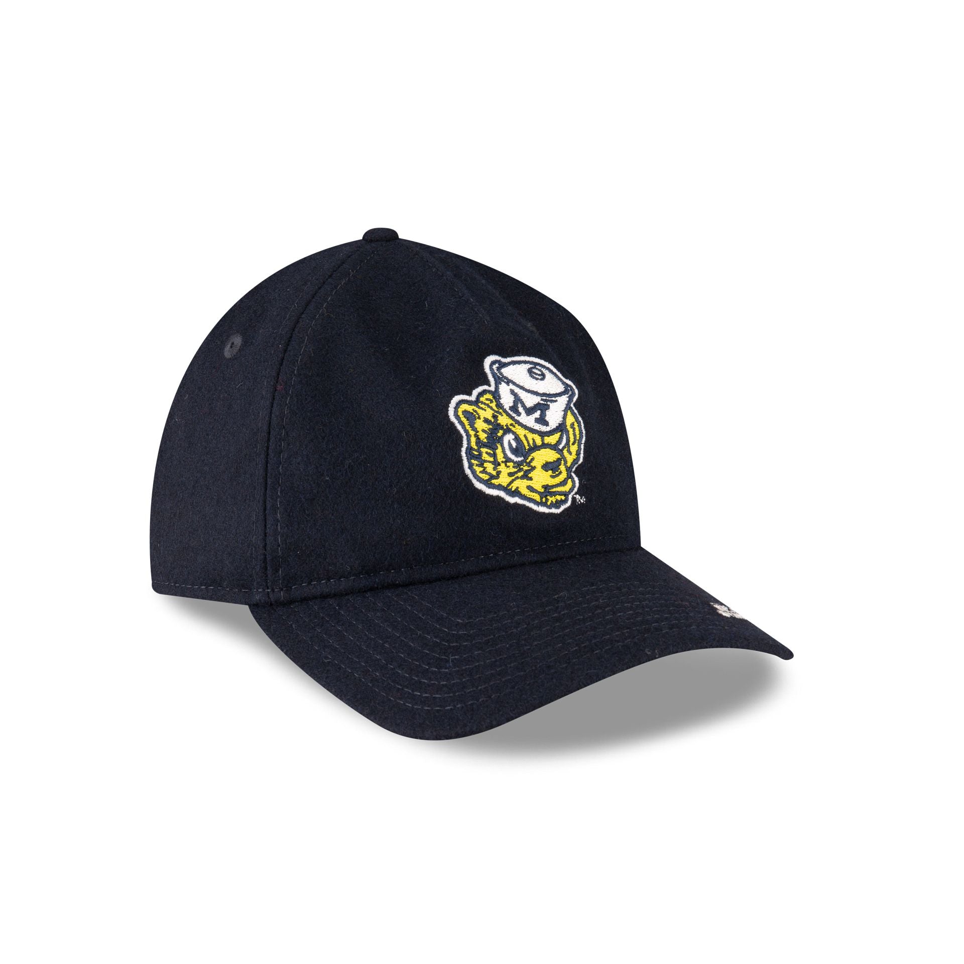 Michigan Wolverines College Vault Wool Letterman 9TWENTY A-Frame Adjustable Hat Adjustable Hat