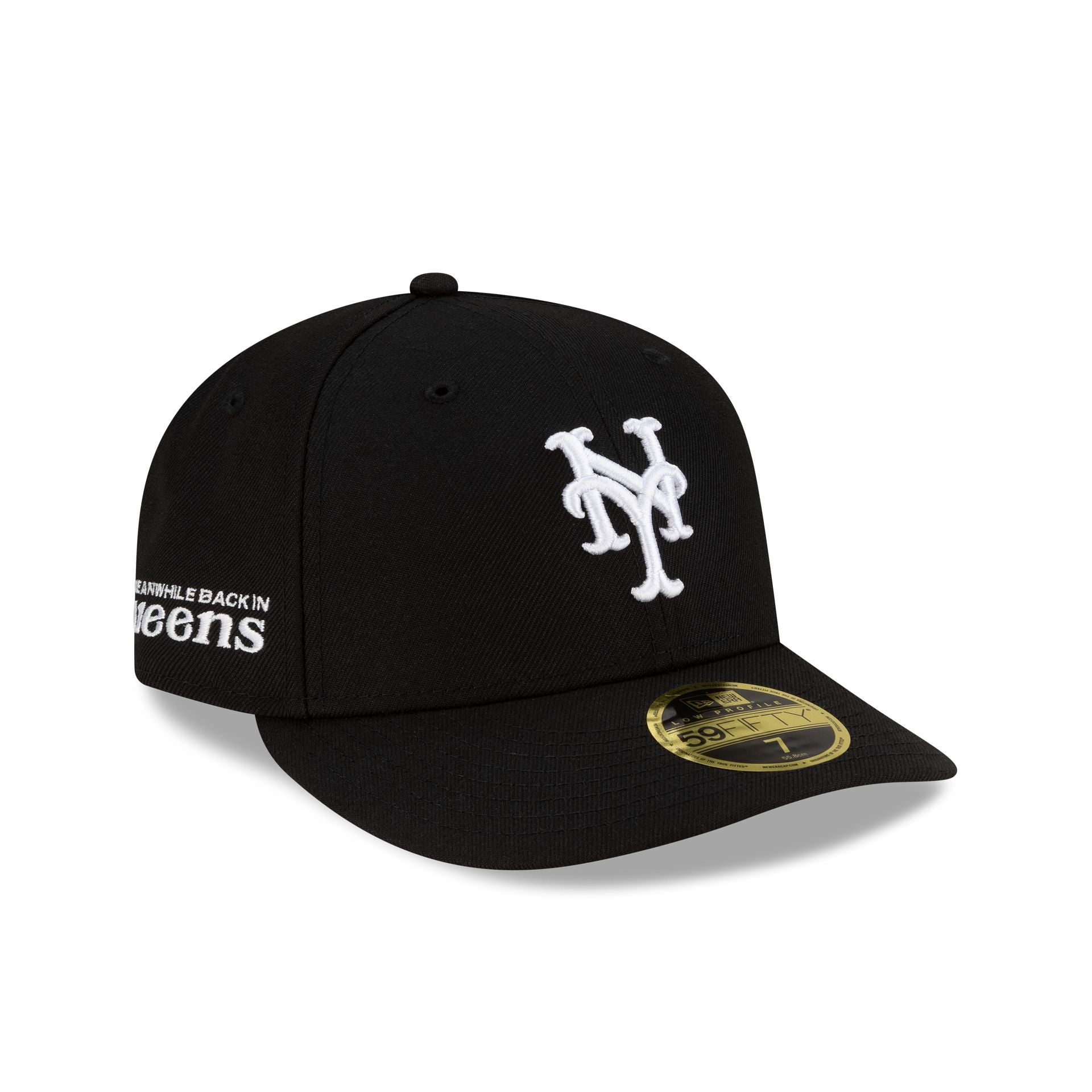 Meanwhile Back in Queens x New York Mets Black Low Profile 59FIFTY Fitted Hat