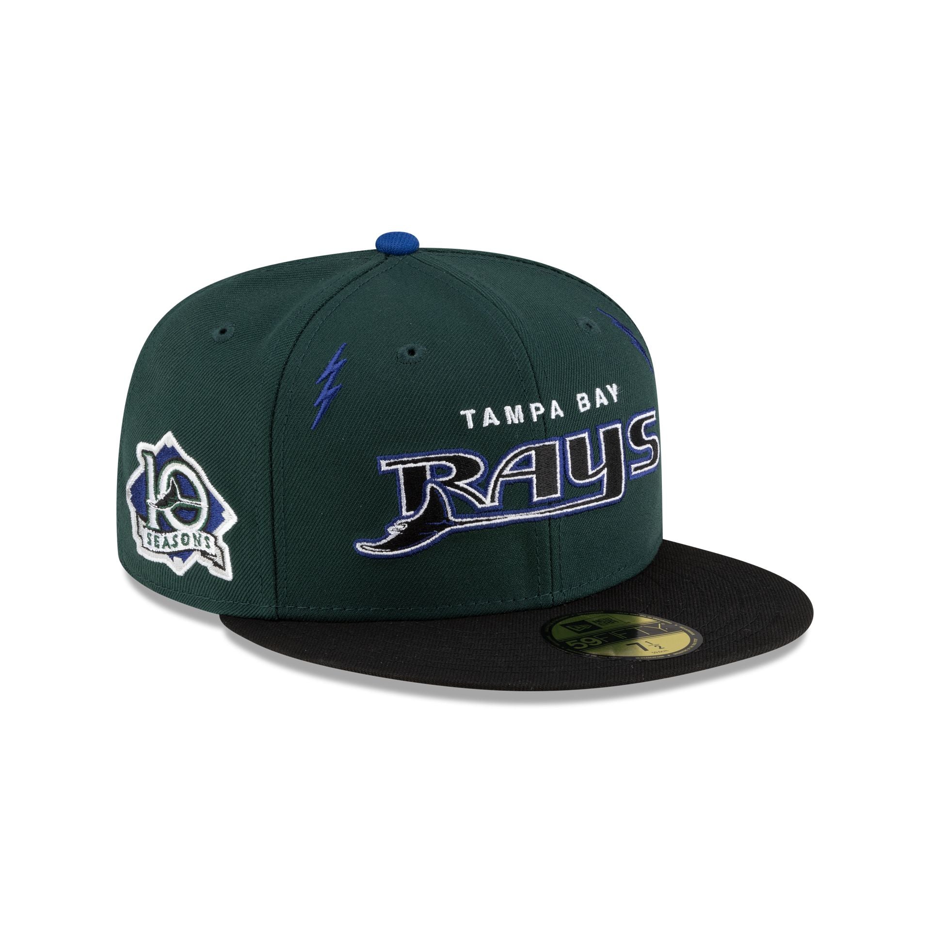 Diet Starts Monday x Tampa Bay Rays Lightening Bolts 59FIFTY Fitted Hat - Image 3